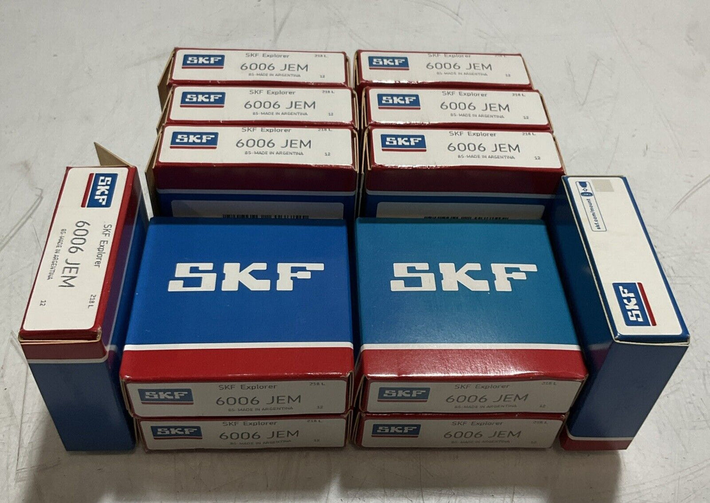 SKF 6006 JEM DEEP GROVE BALL BEARING 30 X 55 X 13 LOT OF 12 R7T