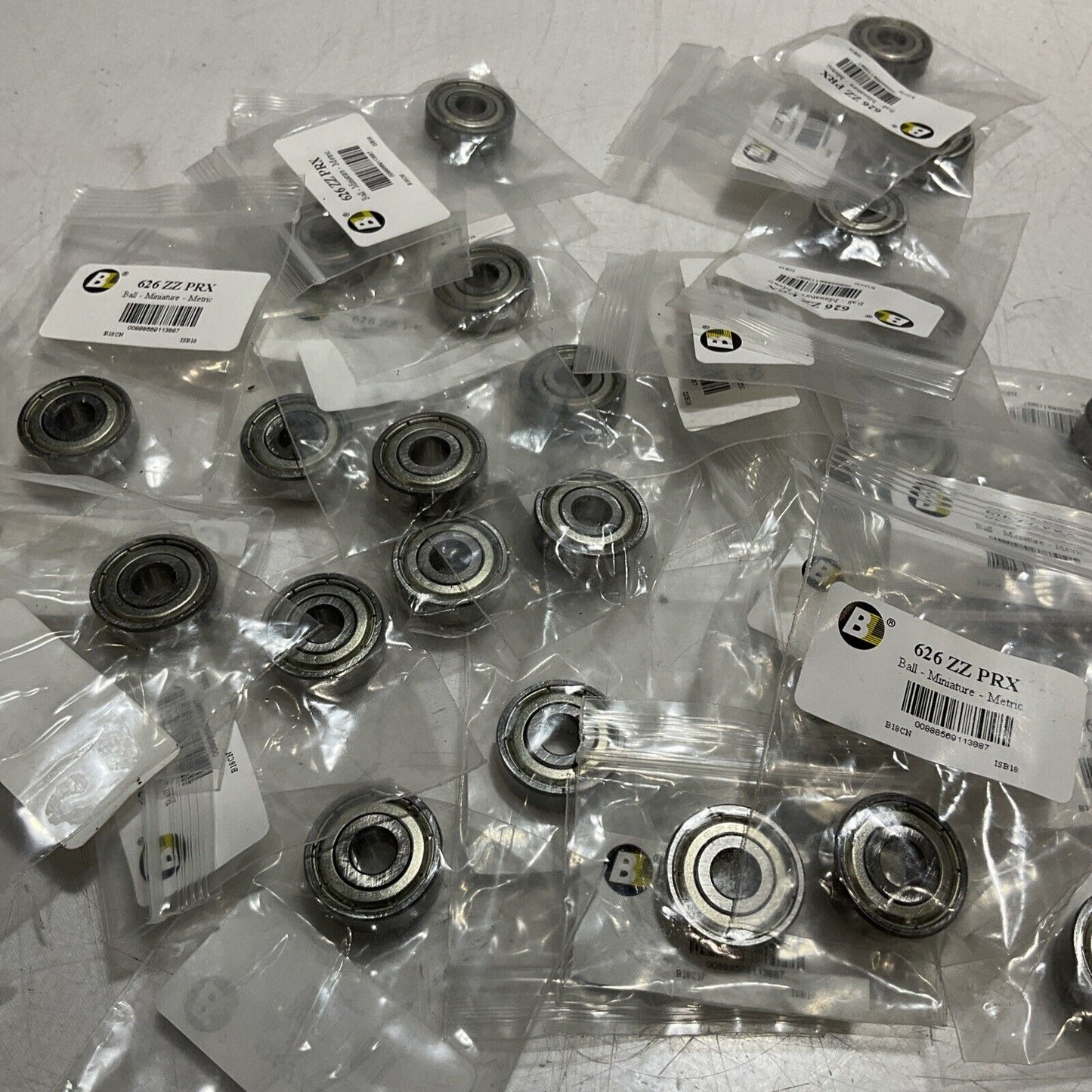 BL 626ZZPRX PRECISION BEARING LOT OF 25 R7T