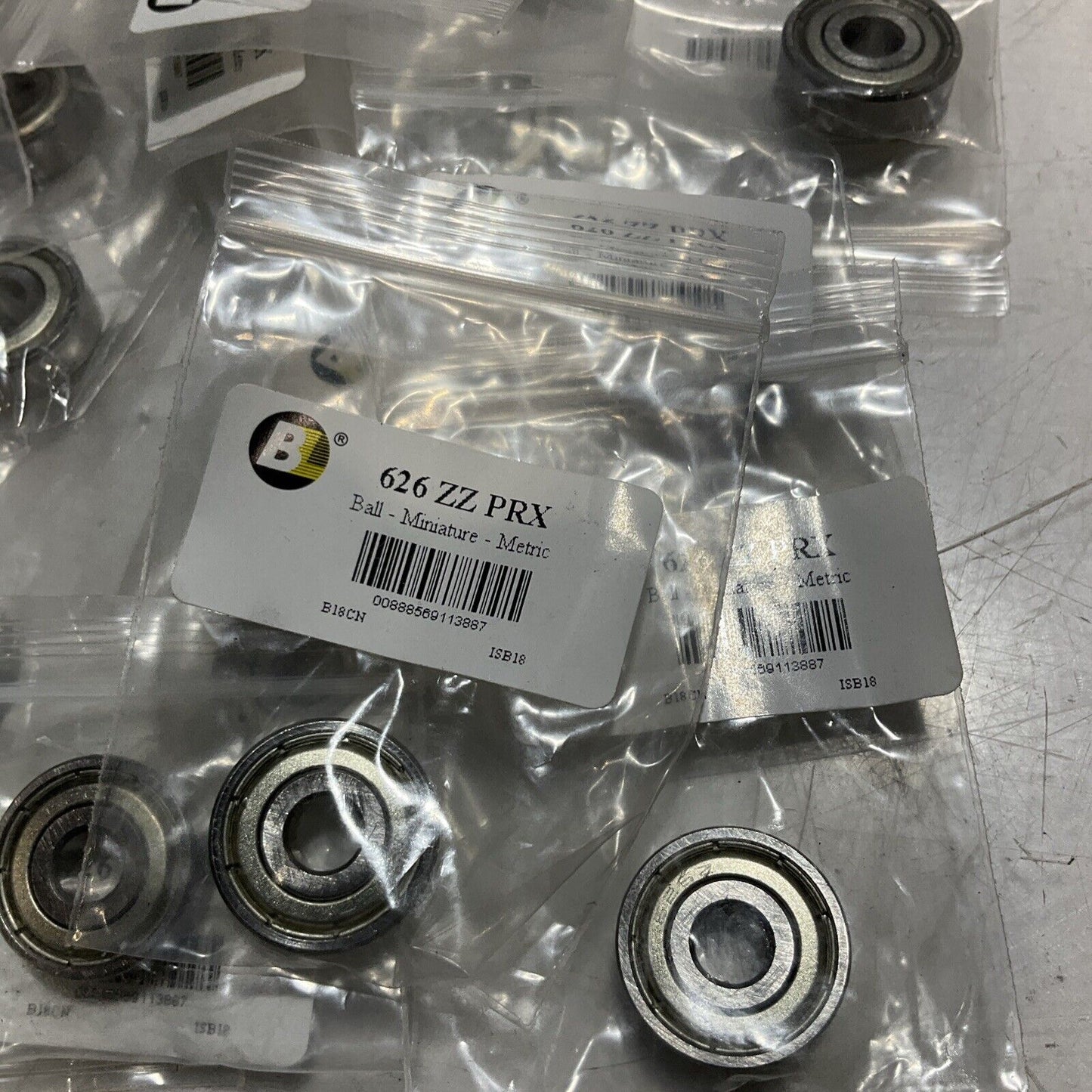 BL 626ZZPRX PRECISION BEARING LOT OF 25 R7T