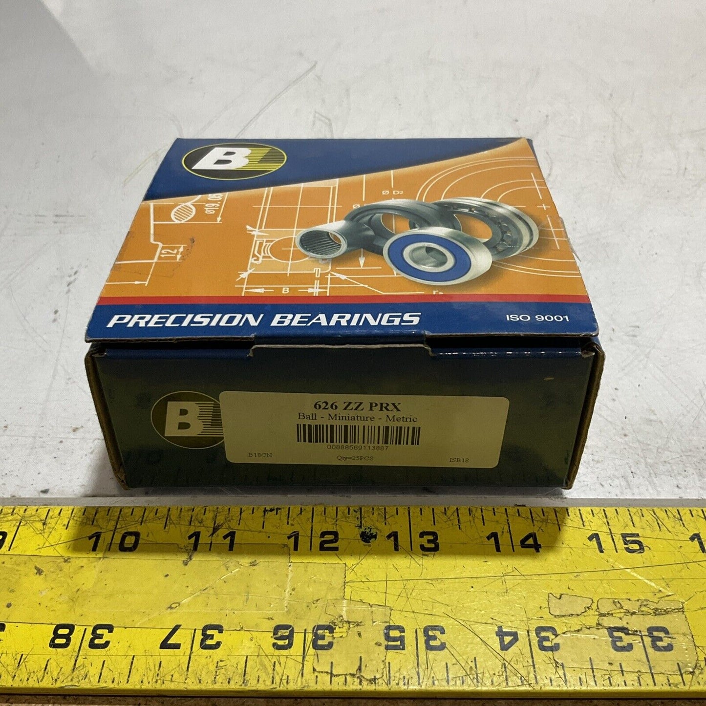 BL 626ZZPRX PRECISION BEARING LOT OF 25 R7T
