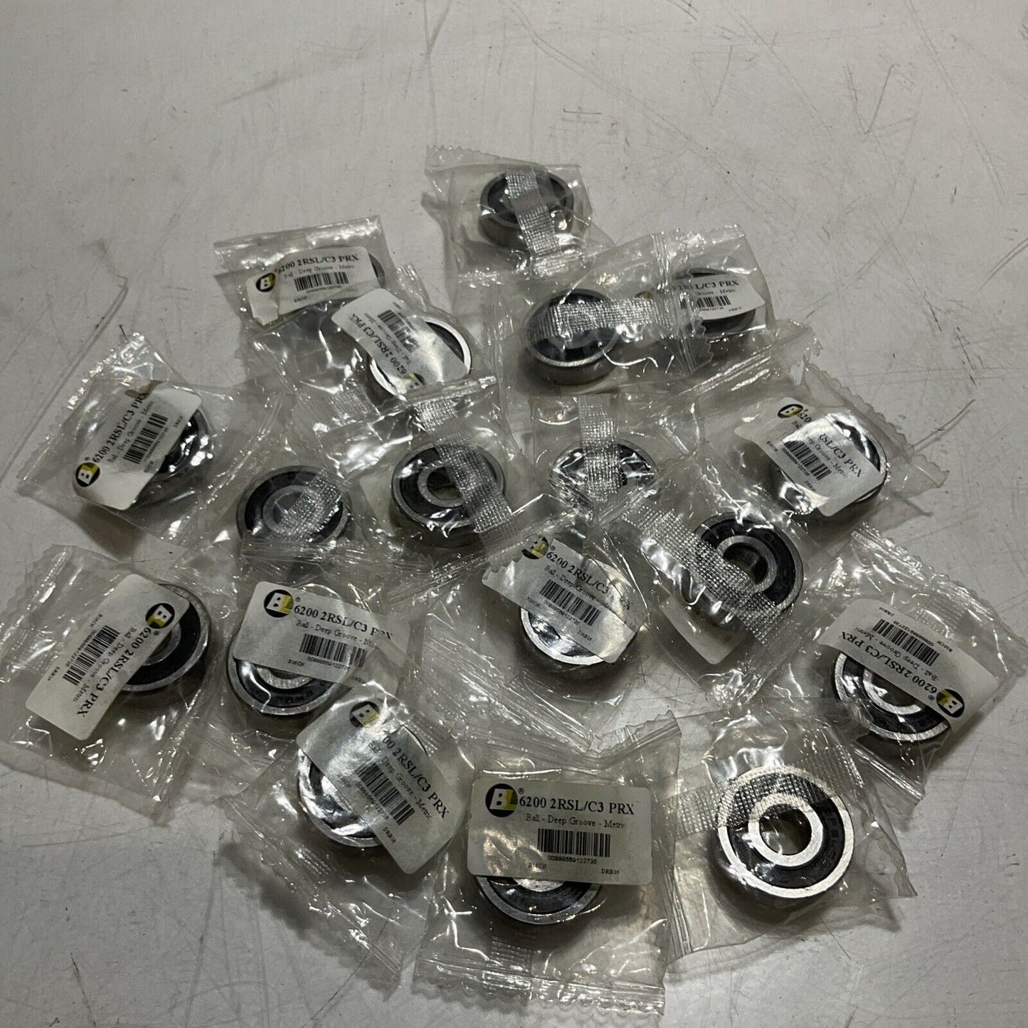 BL 6200 2RSL/C3 PRX PRECISION BEARINGS LOT 18 U3S