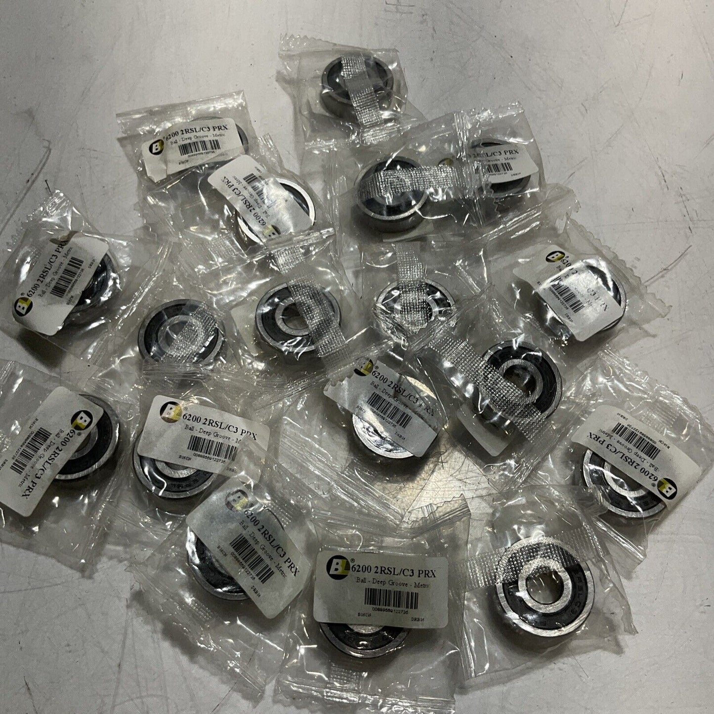 BL 6200 2RSL/C3 PRX PRECISION BEARINGS LOT 18 U3S