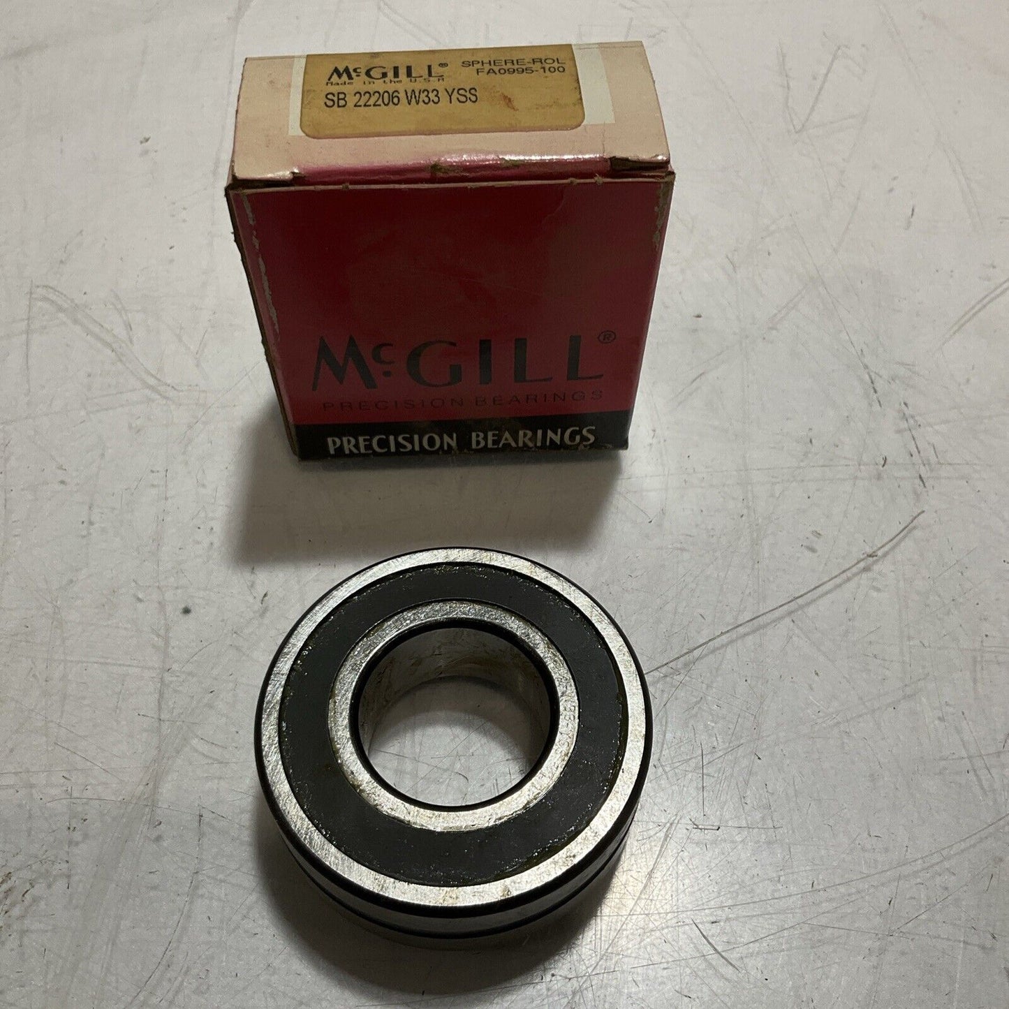 MCGILL SB-2206-W33-YSS SPHERICAL PRECISION BALL BEARINGS U3S