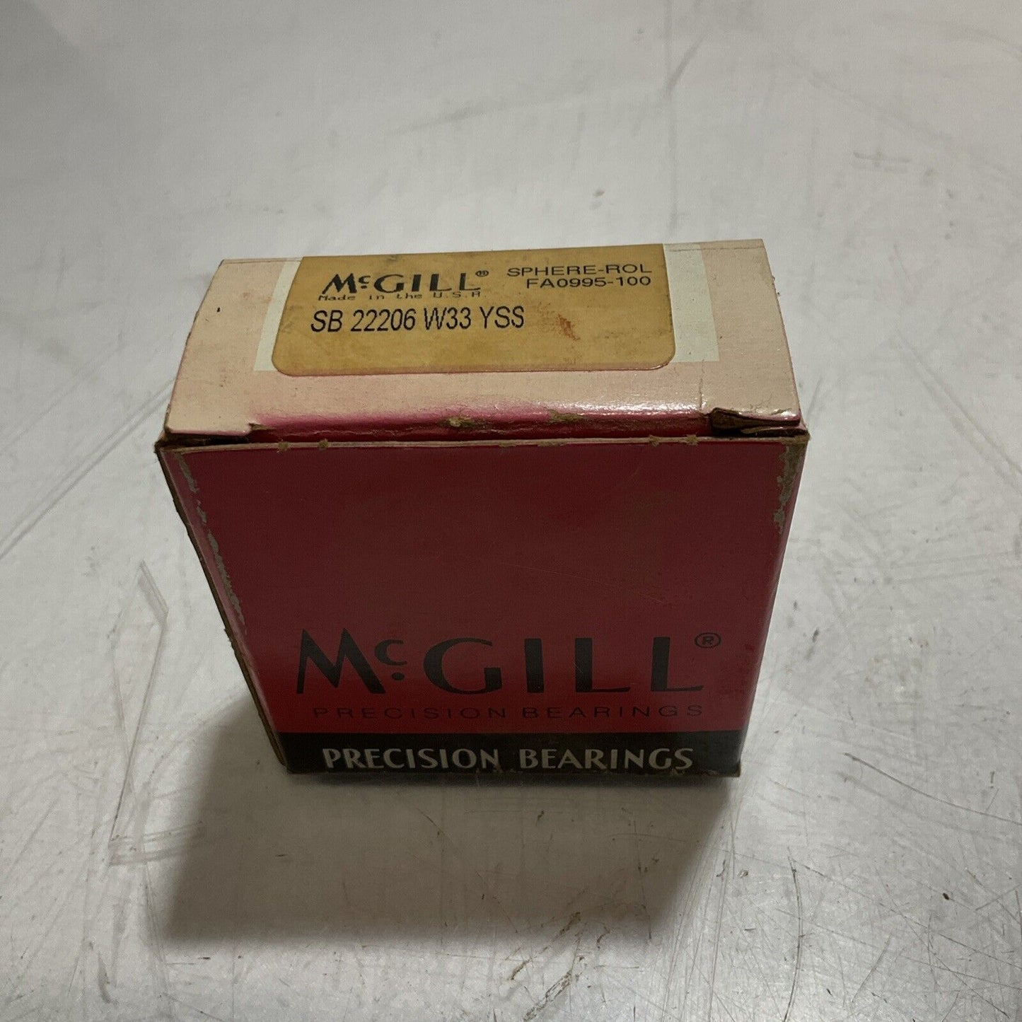 MCGILL SB-2206-W33-YSS SPHERICAL PRECISION BALL BEARINGS U3S