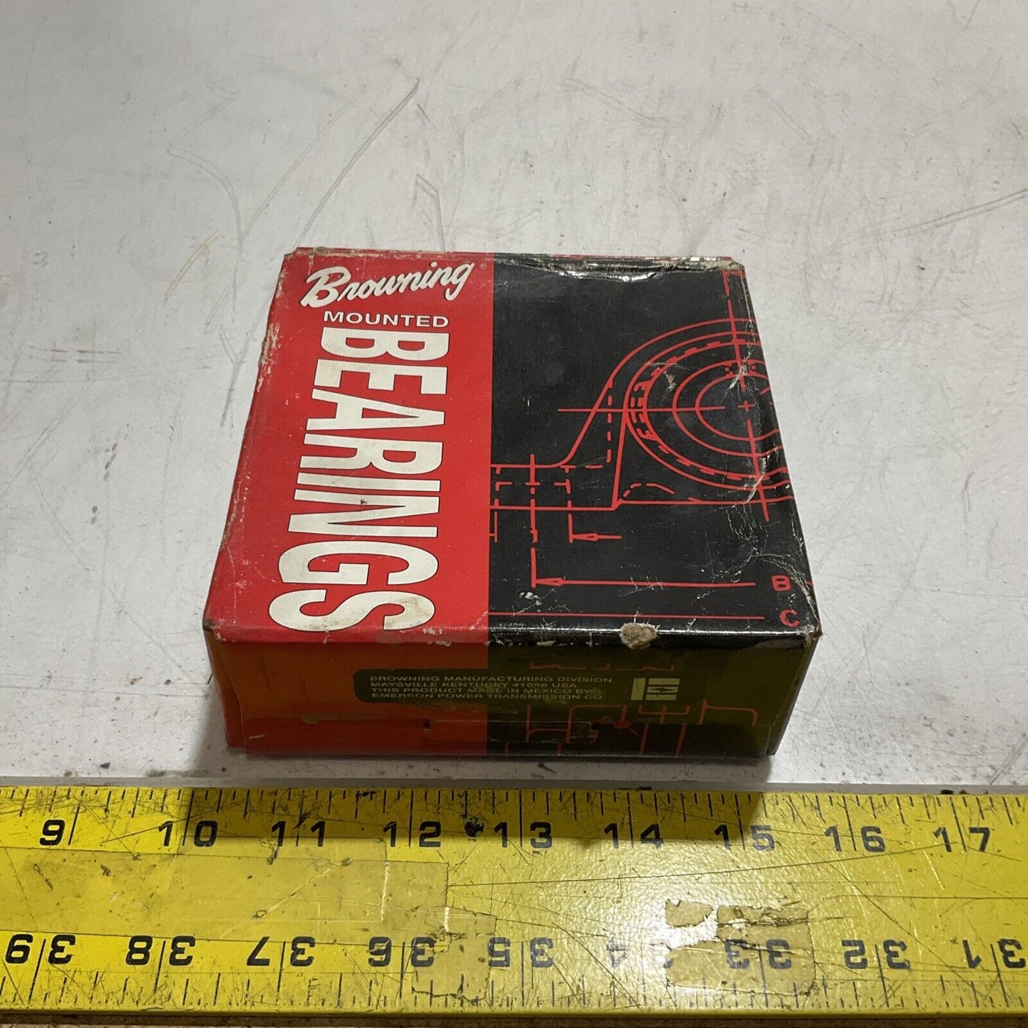 BROWNING VF4E-219 FLANGED MOUNT BEARING STANDARD 1-3/16' 4 BOLT U3S