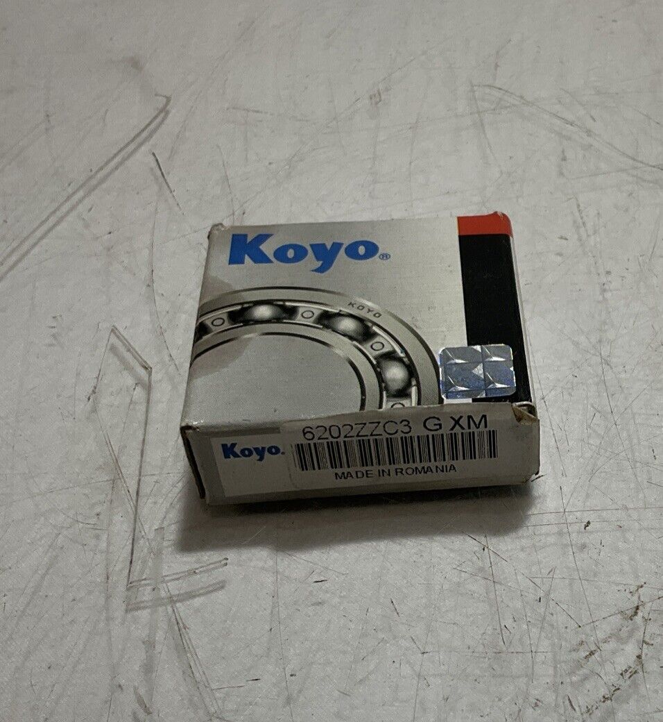 KOYO 6202ZZC3GXM DEEP GROVE ROLLER BEARING LOT OF 3 U3S