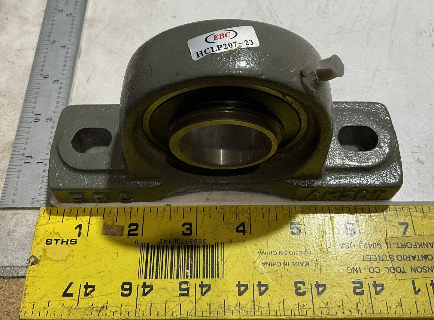 EBC HCLP207-23 PILLOW BLACK BALL BEARINGS U3S