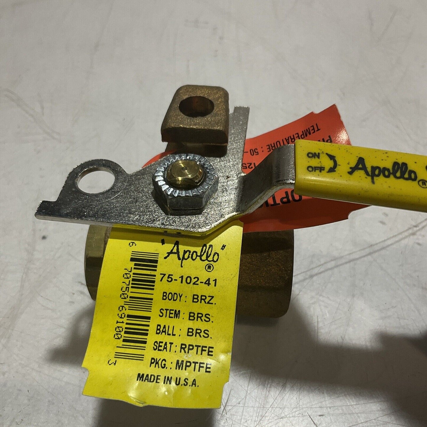 APOLLO 75-102-41 COMBRACO BALL VALVE W/LOCK DRAIN BRASS U3S