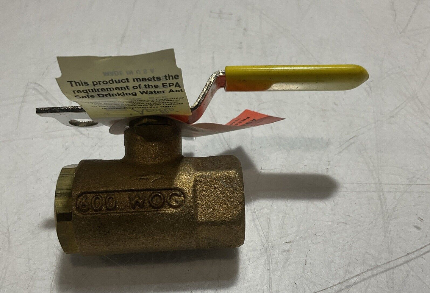 APOLLO 75-102-41 COMBRACO BALL VALVE W/LOCK DRAIN BRASS U3S