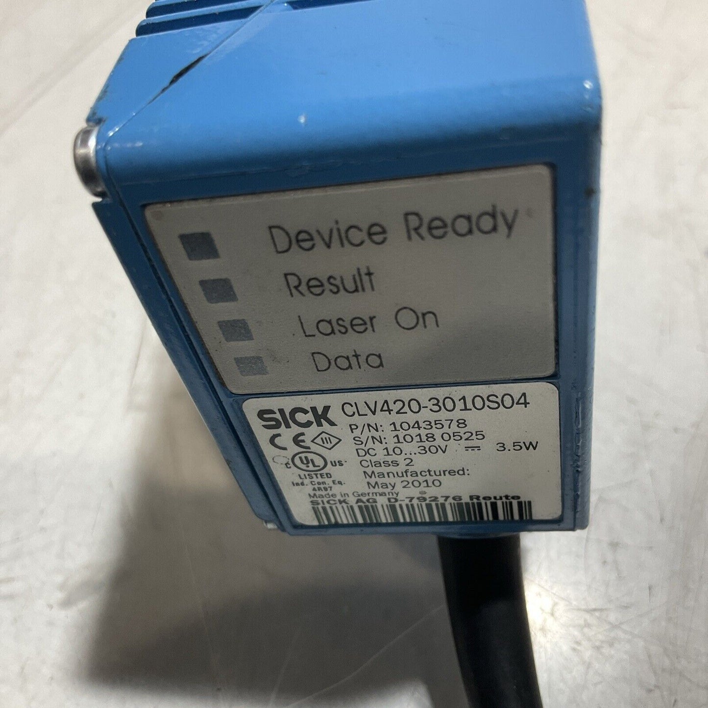 SICK CLV420-3010S04 INDUSTRIAL BAR CODE SCANNER LOT OF 8 U3S