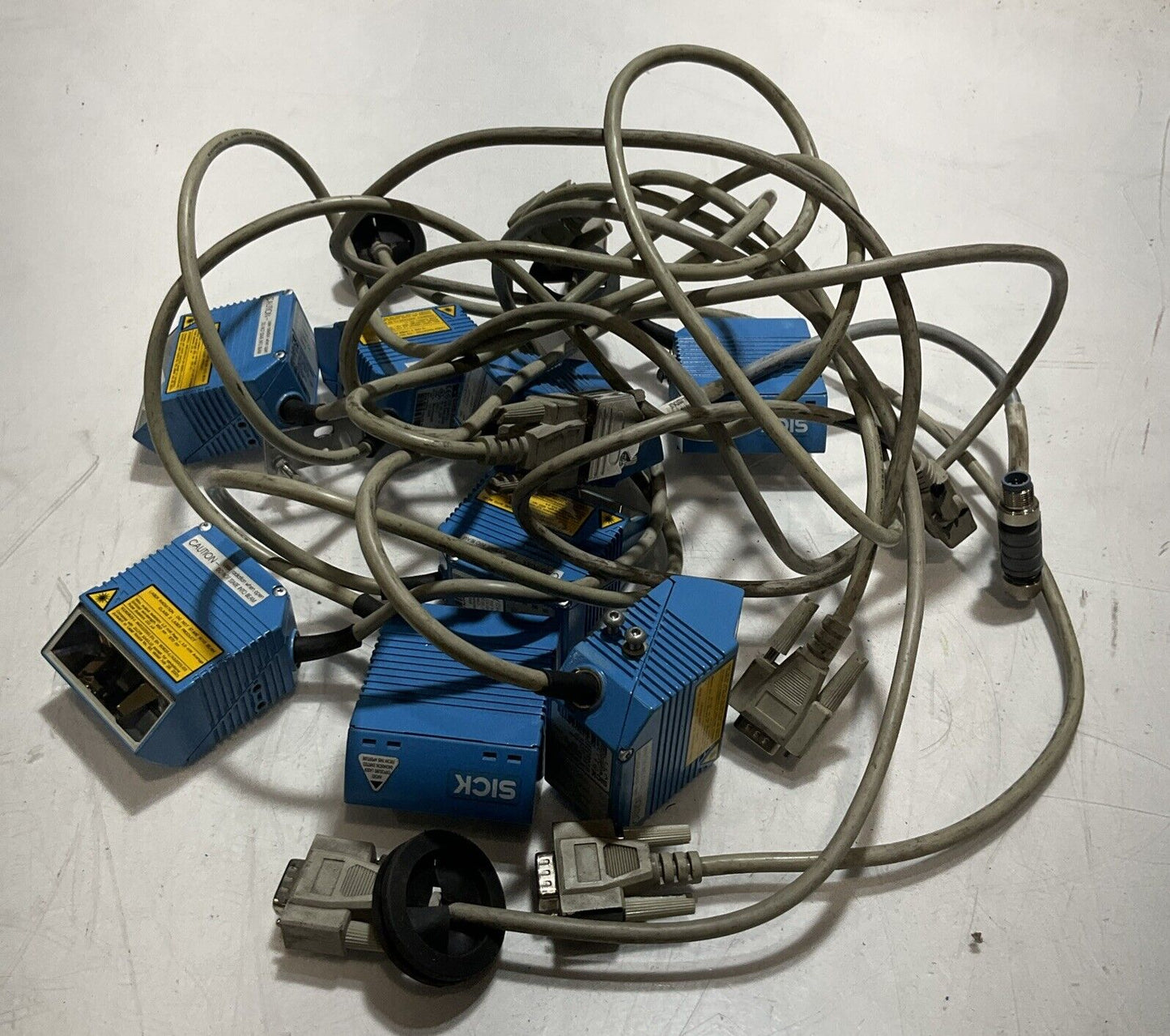 SICK CLV420-3010S04 INDUSTRIAL BAR CODE SCANNER LOT OF 8 U3S