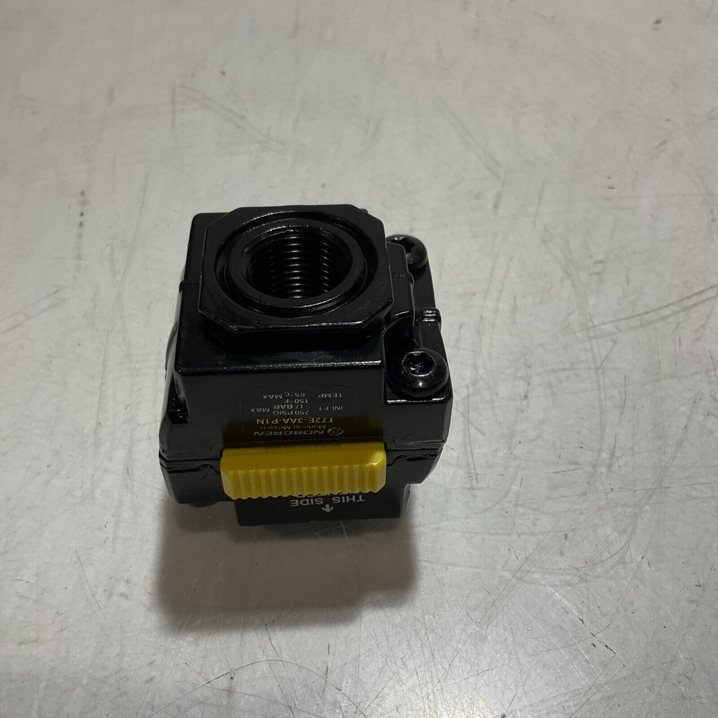 NORGREN T72E-3AA-P1N SHUT-OFF VALVE 3/8IN SLIDE ACTUATOR U3S