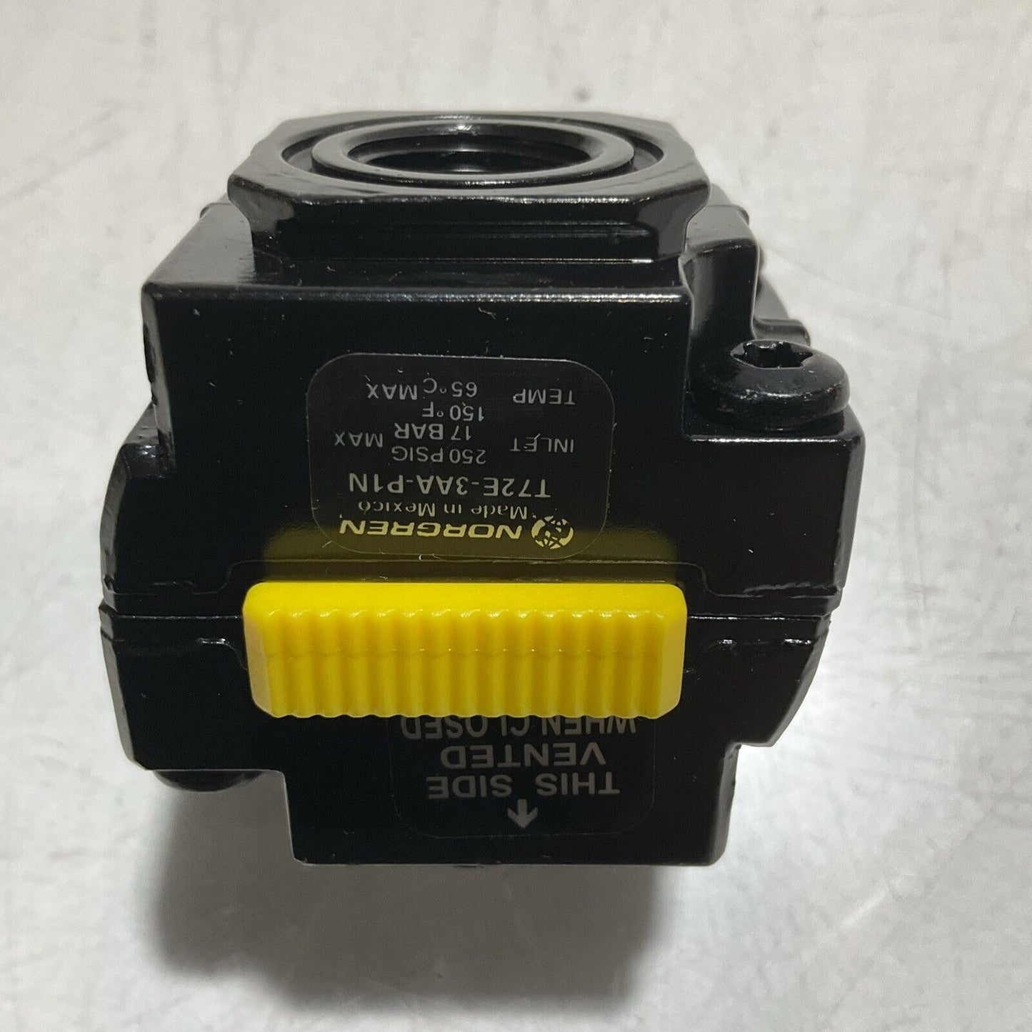 NORGREN T72E-3AA-P1N SHUT-OFF VALVE 3/8IN SLIDE ACTUATOR U3S