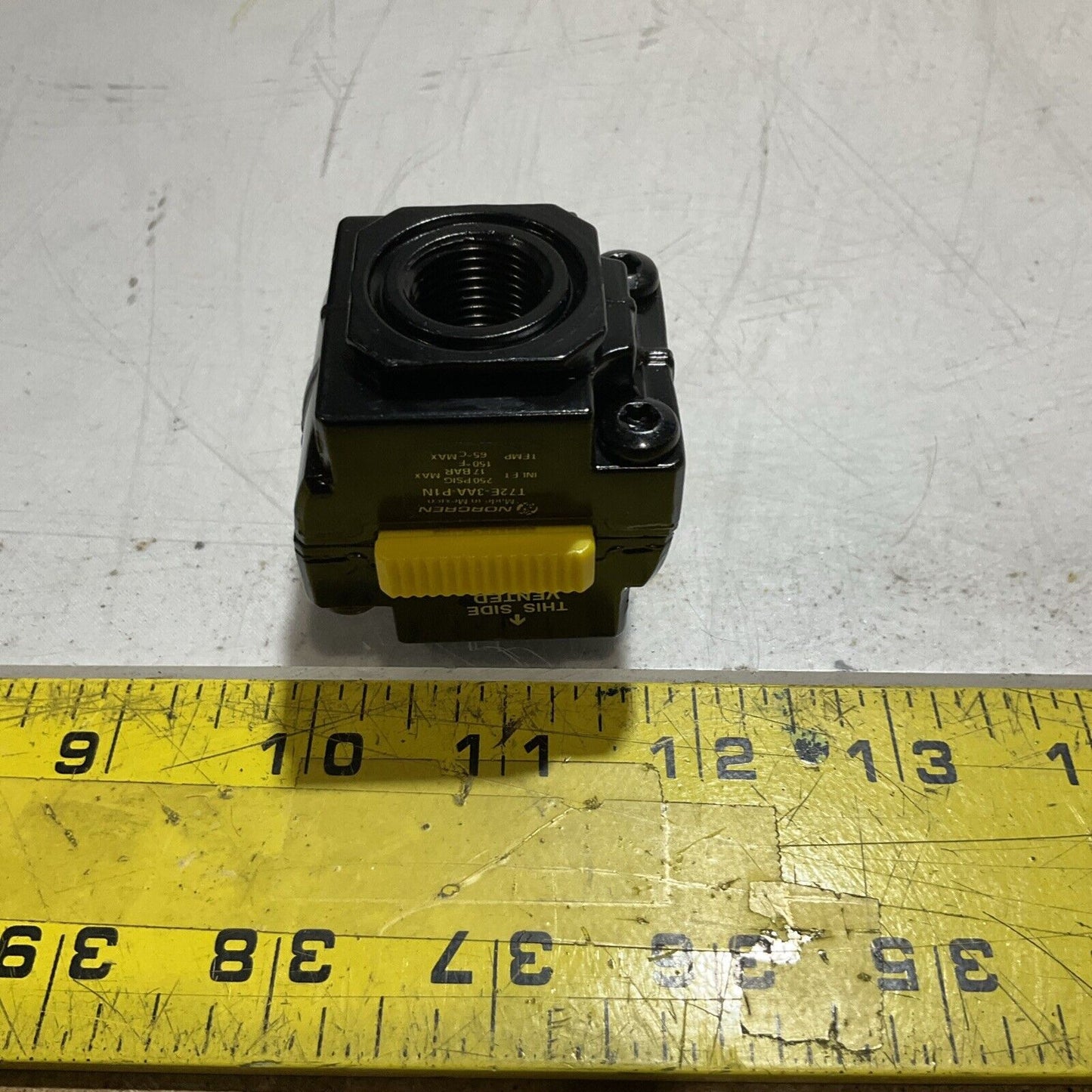 NORGREN T72E-3AA-P1N SHUT-OFF VALVE 3/8IN SLIDE ACTUATOR U3S