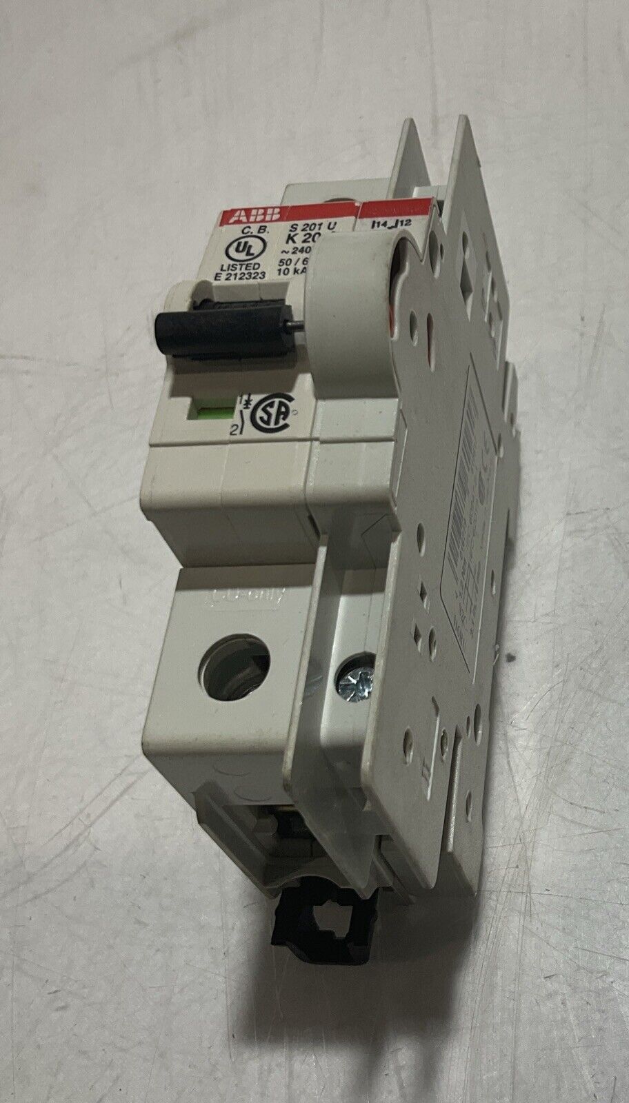 ABB S 201 U-K 20A CIRCUIT BREAKER 1POLE UNIT U3S