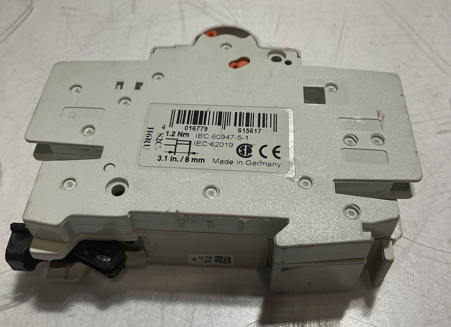 ABB S 201 U-K 20A CIRCUIT BREAKER 1POLE UNIT U3S