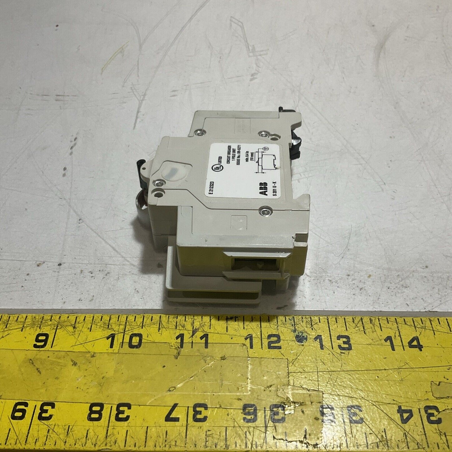 ABB S 201 U-K 20A CIRCUIT BREAKER 1POLE UNIT U3S