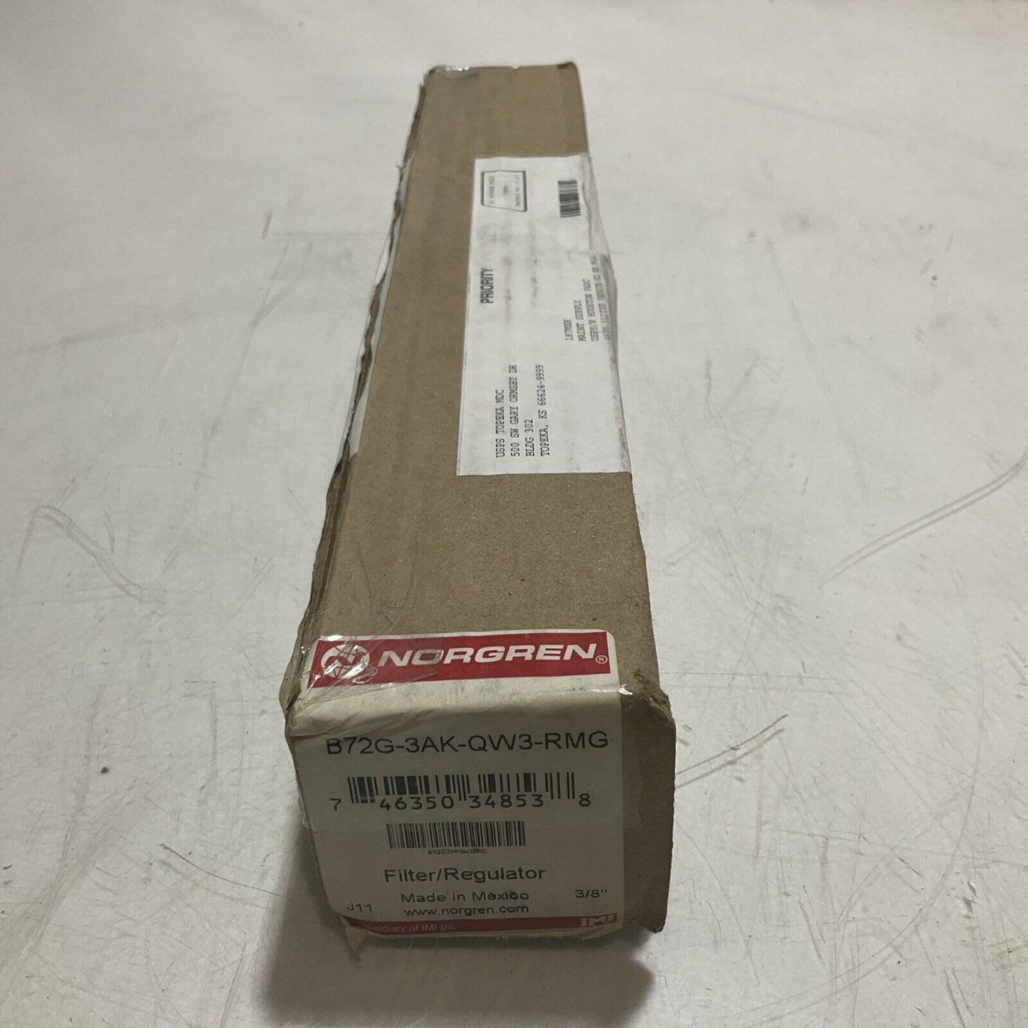 NORGREN B72G-3AK-QW3-RMG PNEUMATIC FILTER/ REGULATOR 150 PSIG U3S