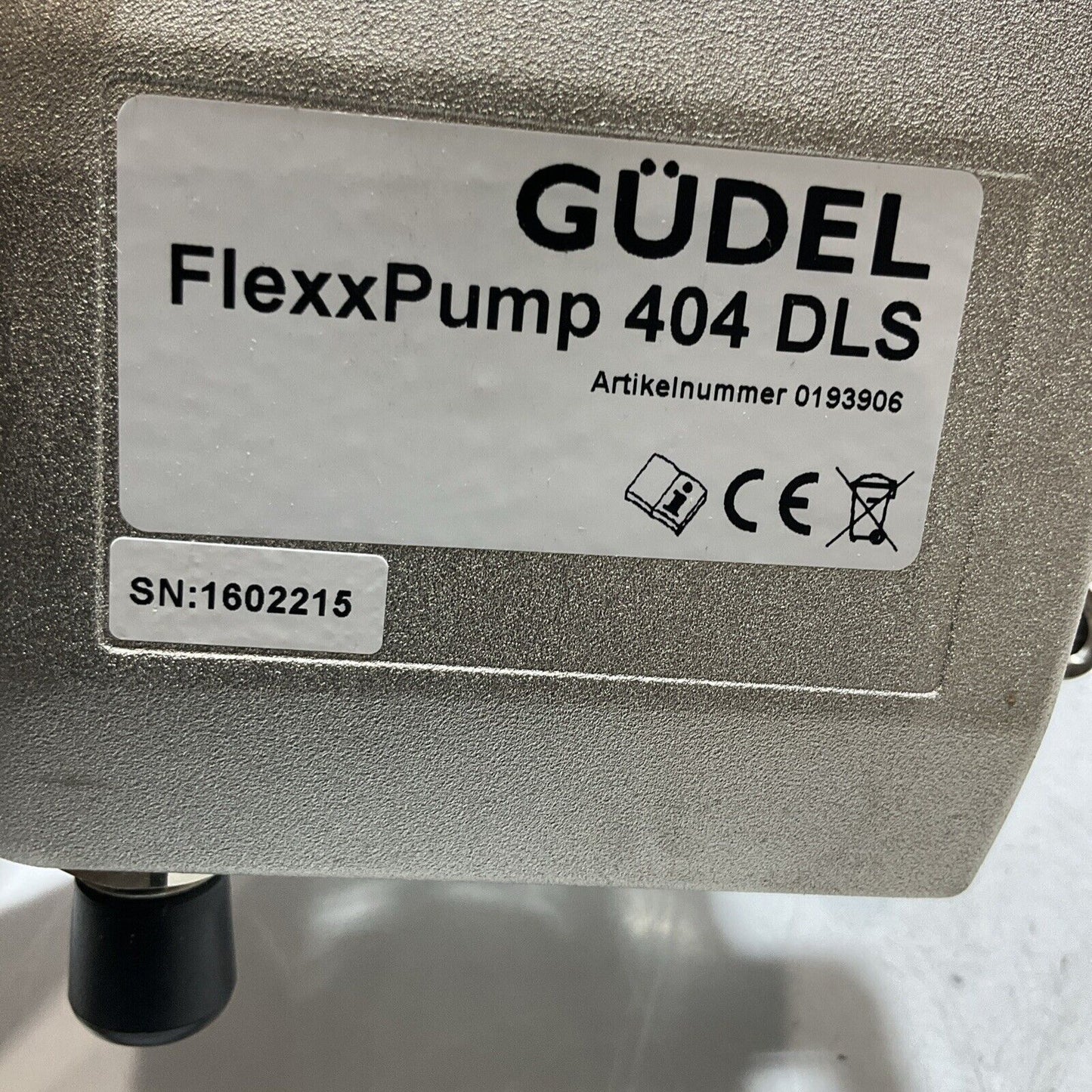 GUDEL FLEXX PUMP 404DLS 0193906 LUBRICATION SYSTEM N3M