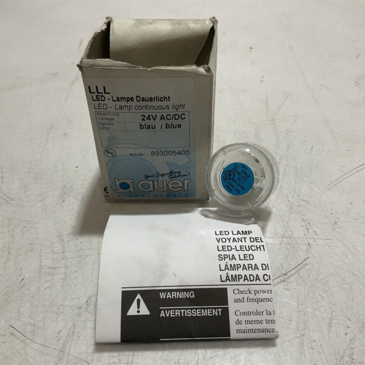 AUER 893005405 LED LAMP CONTINUOUS LIGHT 24V N3M