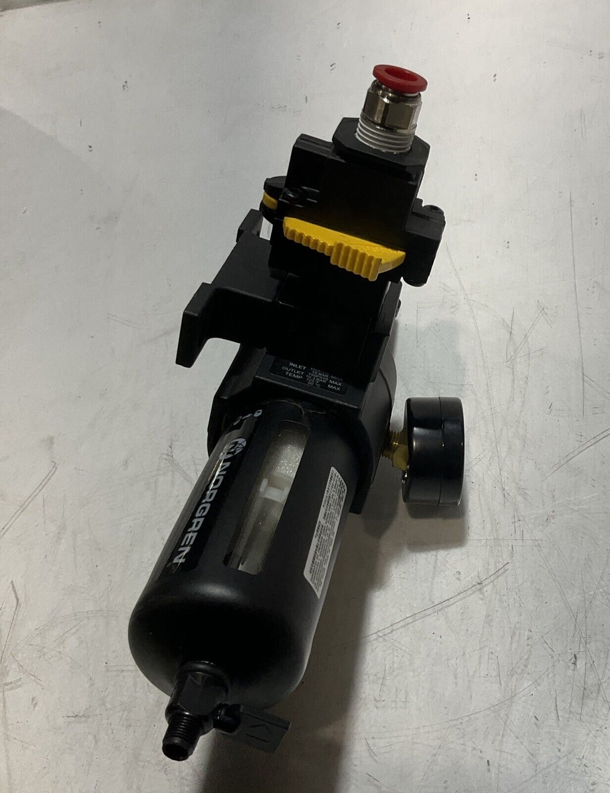 IMI NORGREN PNEUMATIC REGULATOR LOCKOUT VALVE T74E-4AA-P1N U3S