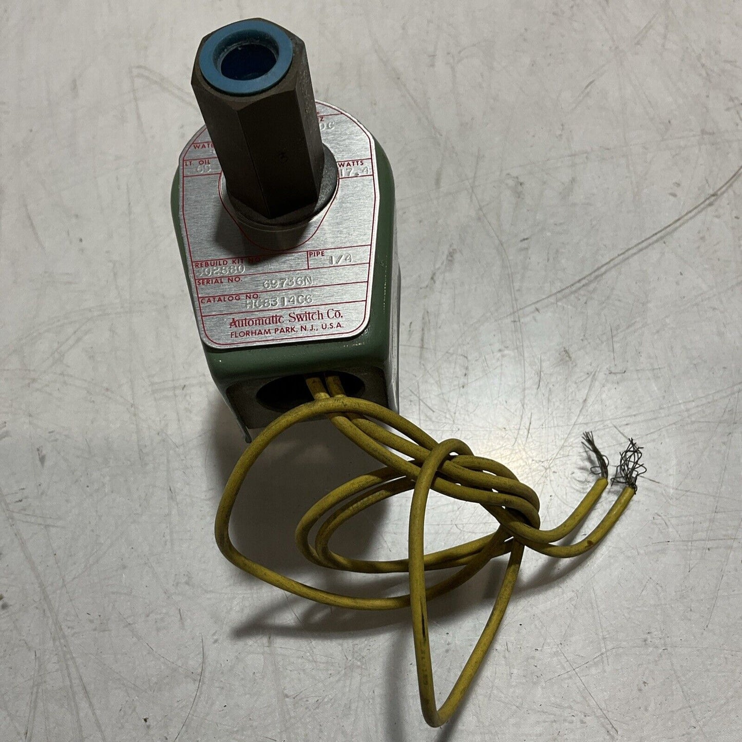 ASCO RED HAT HC8314C6 302880 AIR SOLENID VALVE N3M