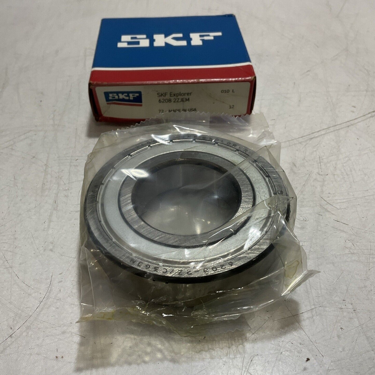 SKF 6208 2ZJEM EXPLORER DEEP GROOVE BALL BEARING 40 X 80 X 18MM R7T