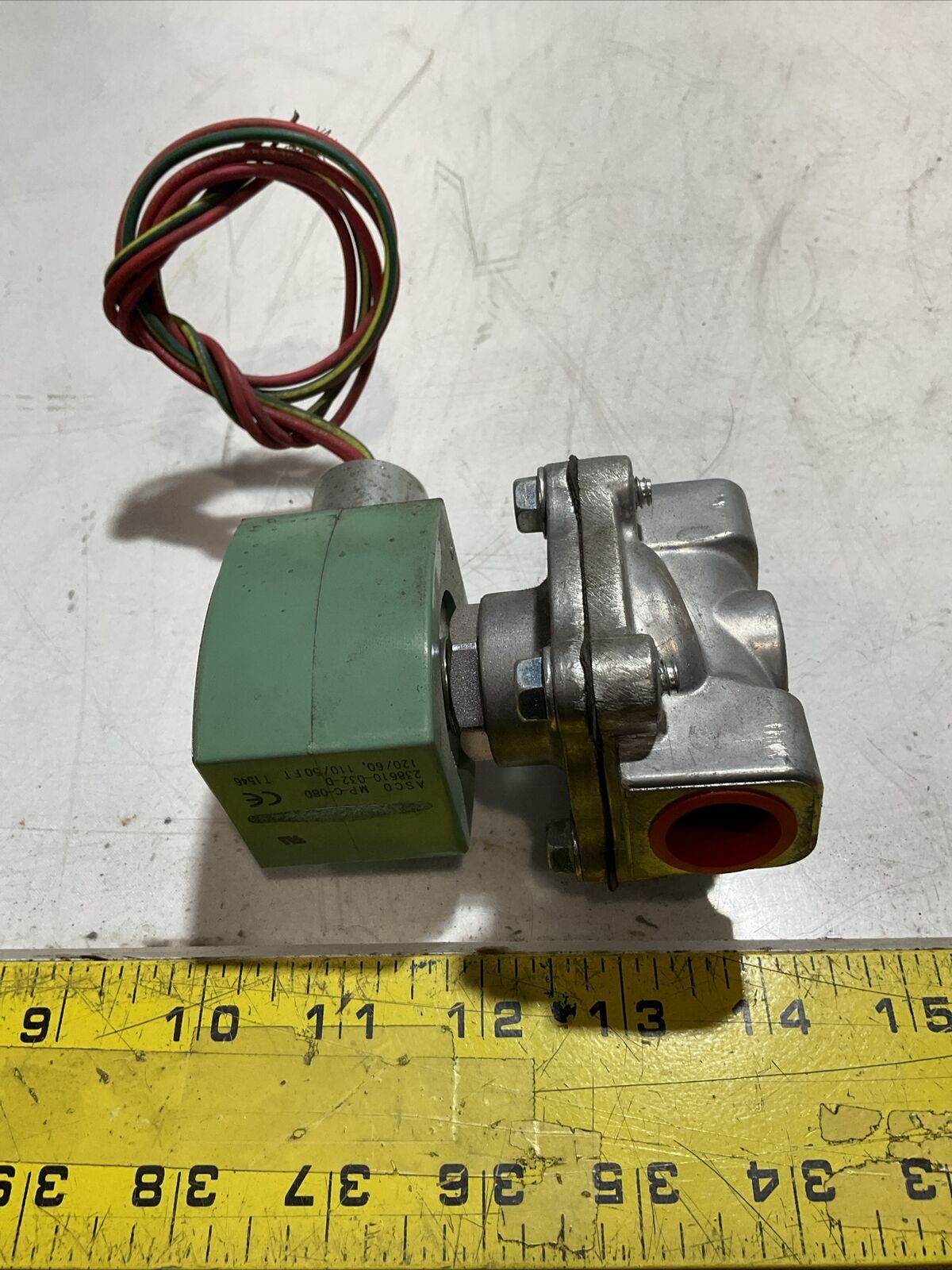 ASCO T447157 MP-C-080 238640-032-D SOLENOID SHUT OFF VALVE 120/60 110/50 FT N3M