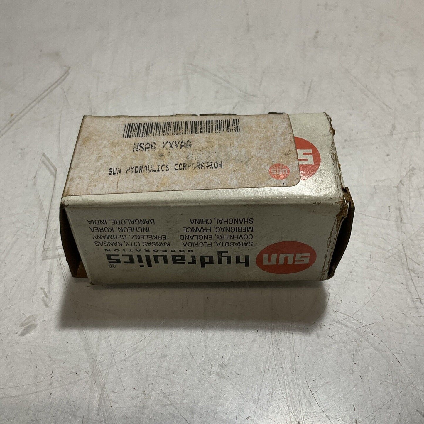SUN HYDRALICS NSABKXVAA NASB KXV AA FLOW CONTROL VALVE GAUDGE SCRUBBER N3M
