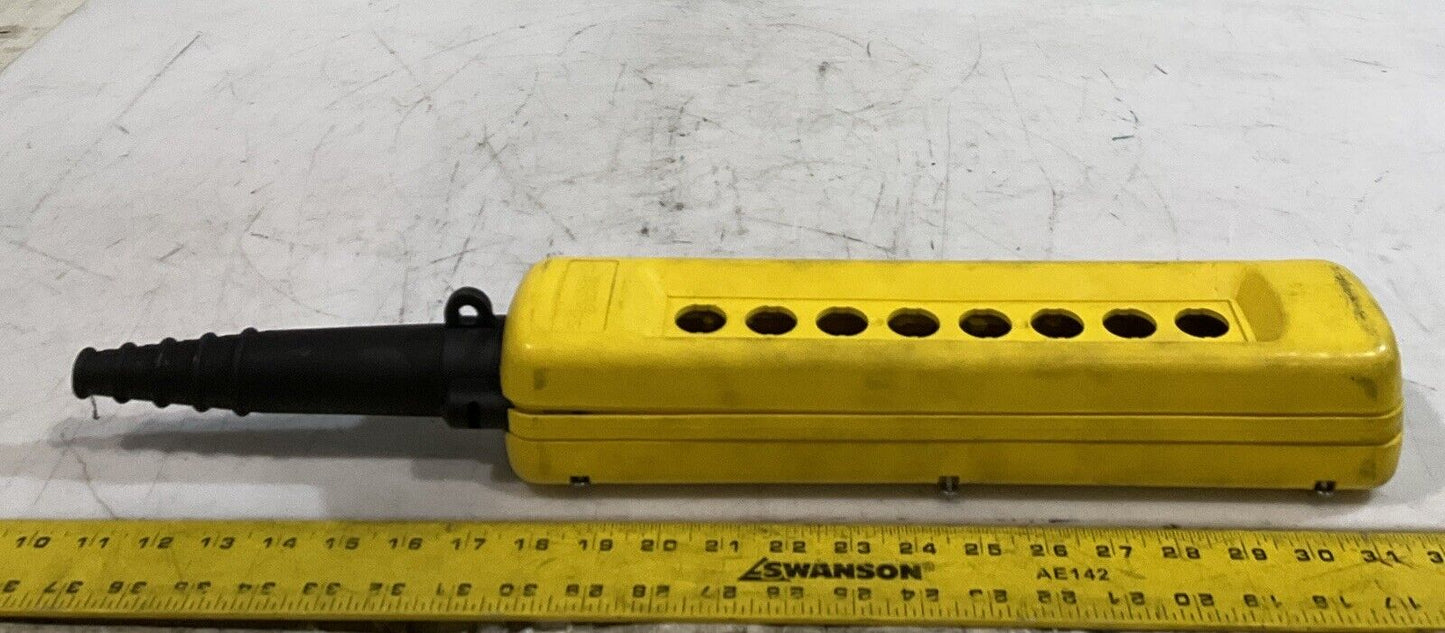 TELEMECANIQUE XAC-A08H7 PENDANT CONTROL STATION 8-BUTTON 120V N3M