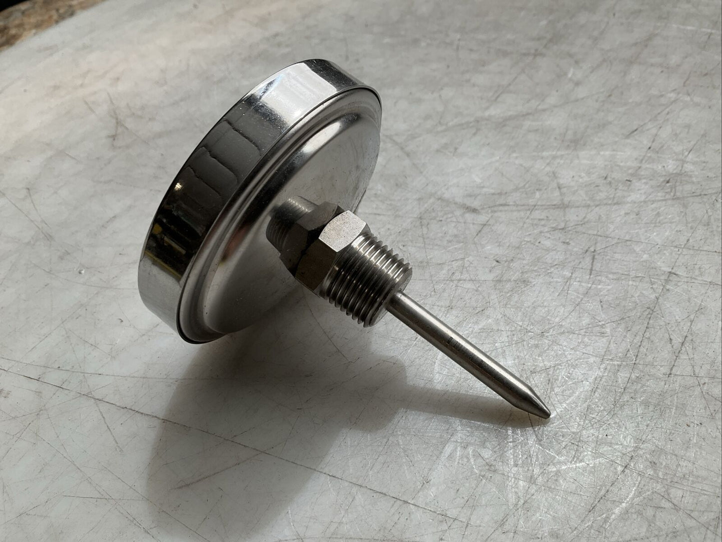 TEL-TRU GT300R BACK CONNECT THERMOMETER 1/2IN NPT 2.5IN STEM 50-300FC N3M