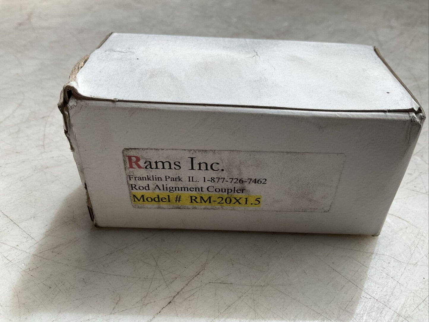 RAMS RM-20X1.5 ROD ALIGNMENT COUPLER M20X1.5MM THREAD M/F N3M