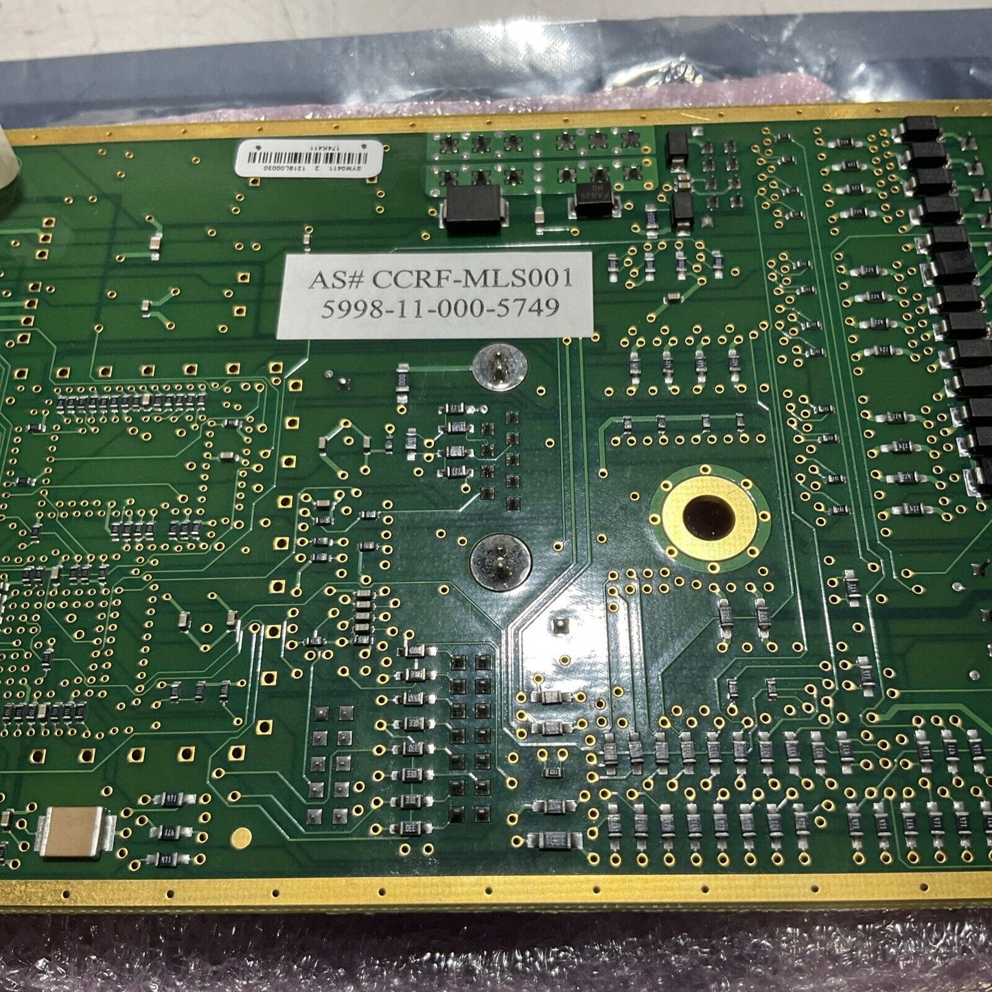 IMPIO PROGRAMED 5998-11-0000-5749 CIRCUIT BOARD ASSEMBLY U3S