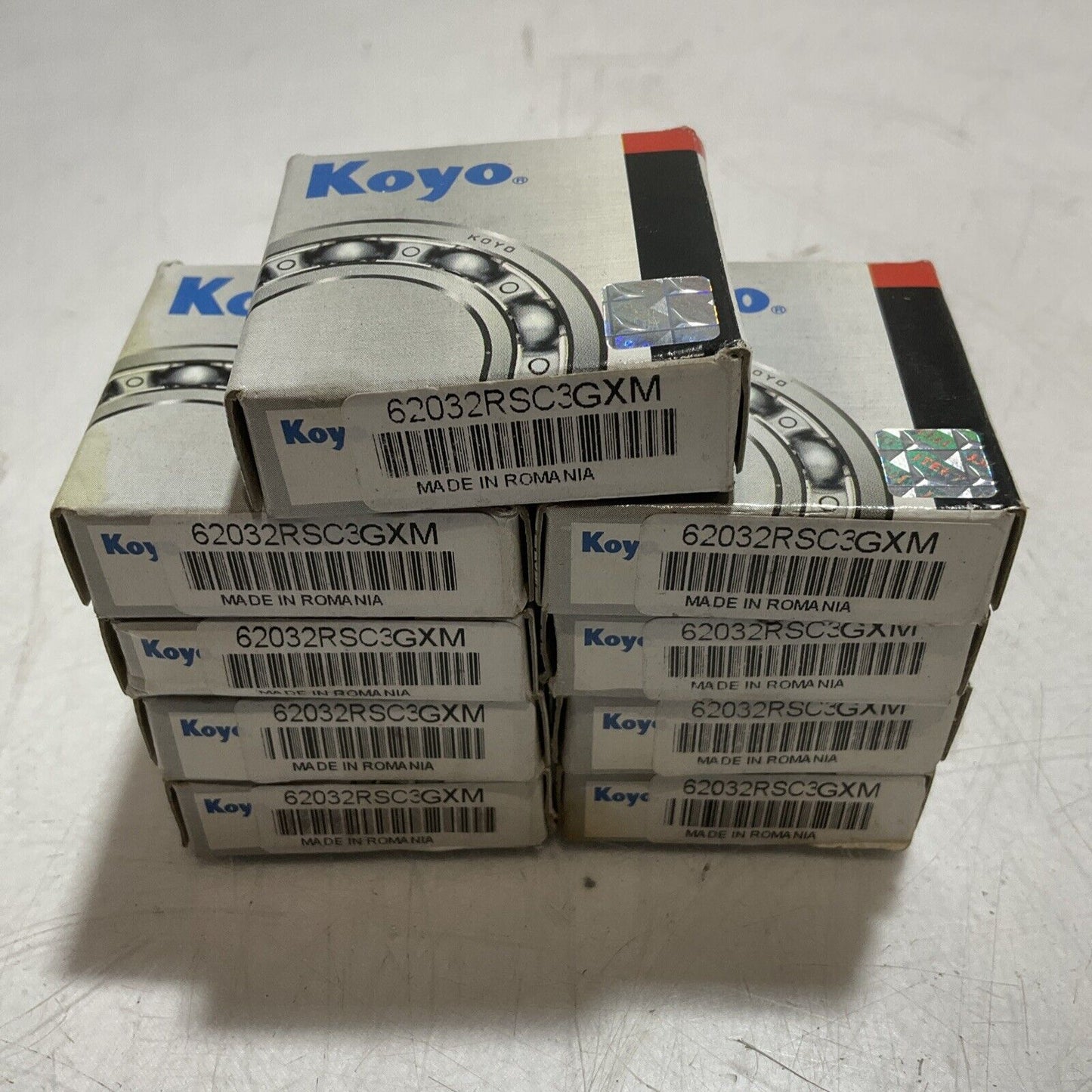 KOYO 62032RSC3GXM DEEP GROOVE BALL BEARINGS LOT OF 9 R7T