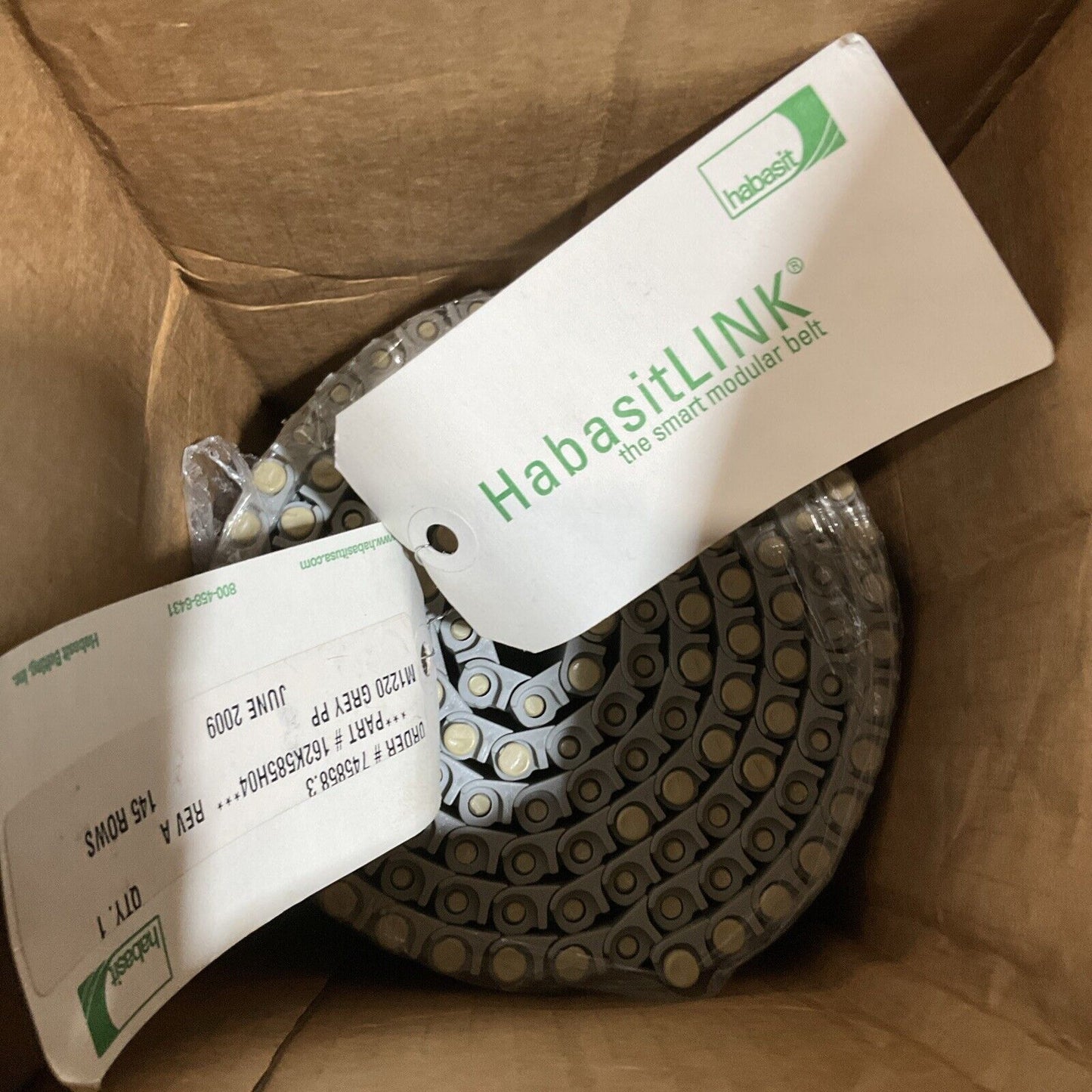 HABASITLINK 162K585H04 BELTING MODULAR W=450MM L=1842MM U3S