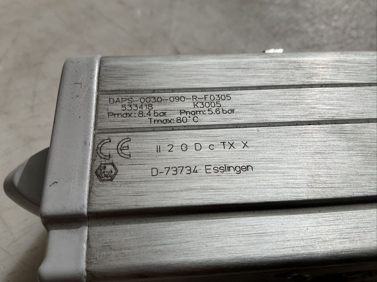 FESTO DAPS-0030-090-R-F0305 QUARTER TURN ACTUATOR 8.4 BAR N3M