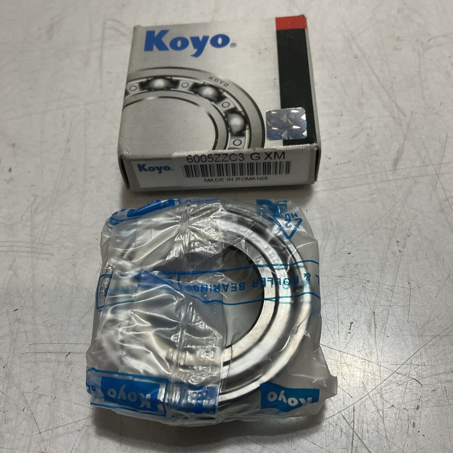 KOYO 6005 ZZ C3 GXM DEEP GROOVE BALL BEARING LOT OF 8 R7T