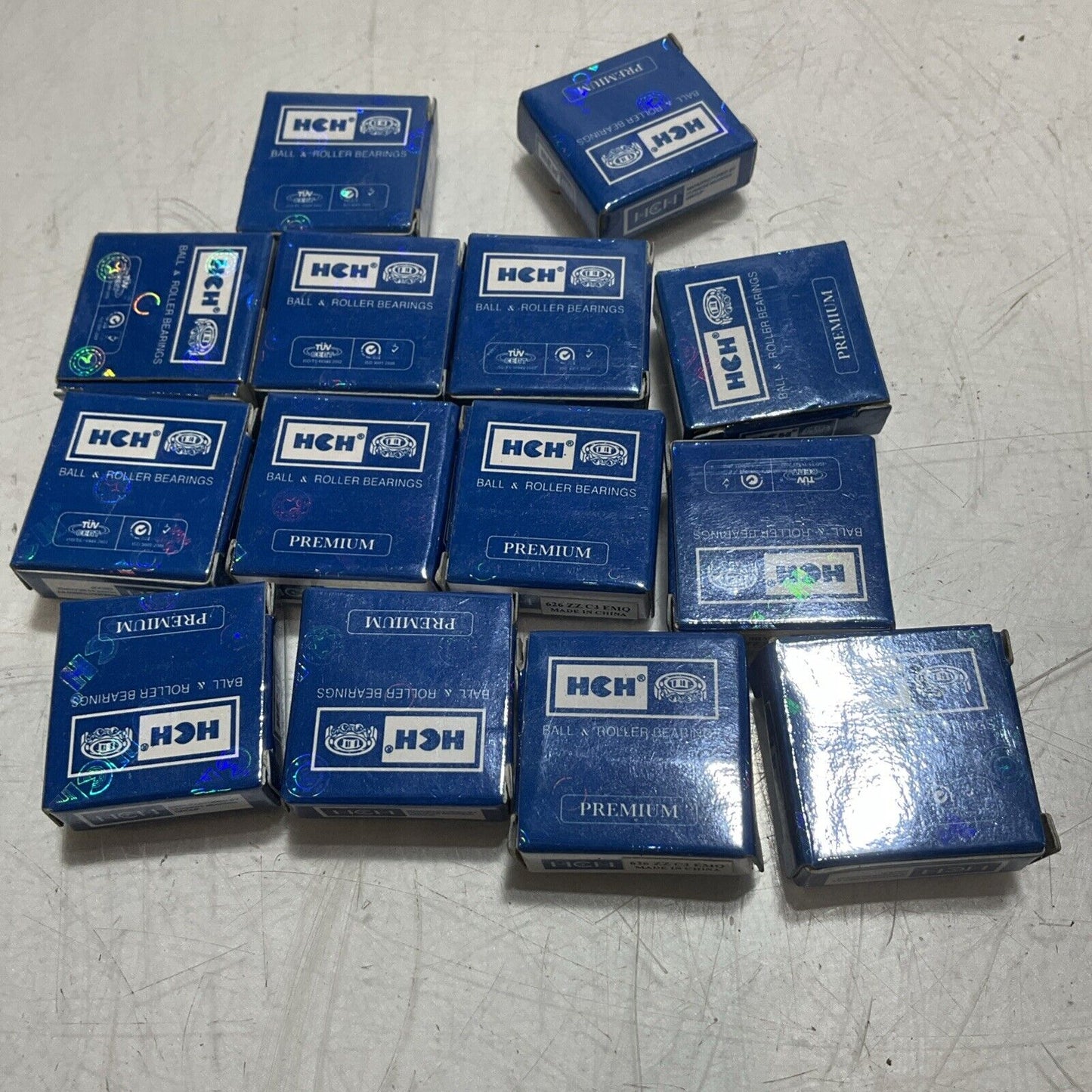 HCH 626 ZZ C3 EMQ BALL ROLLER BEARINGS LOT OF 14 R7T