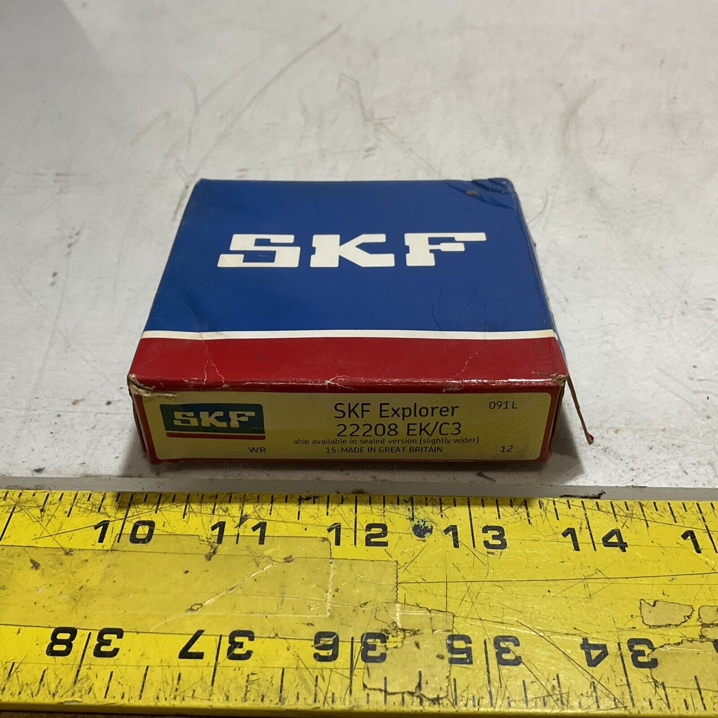 SKF 22208 EK/C3 EXPLORER SPHERICAL ROLLER BEARING 40 X 80 X 23 R7T