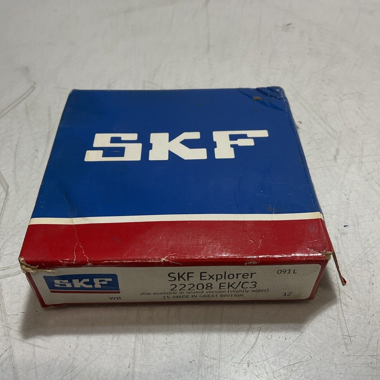SKF 22208 EK/C3 EXPLORER SPHERICAL ROLLER BEARING 40 X 80 X 23 R7T