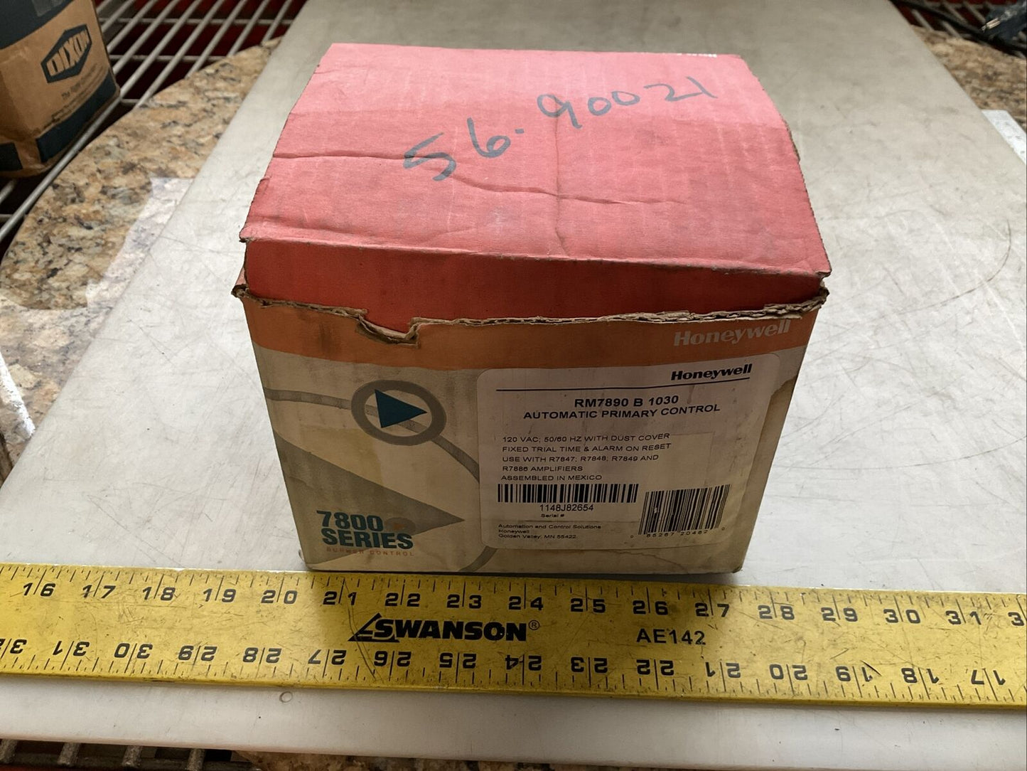 HONEYWELL RM7890 B 1030 BURNER CONTROL 120 VAC 50/60 HZ N3M