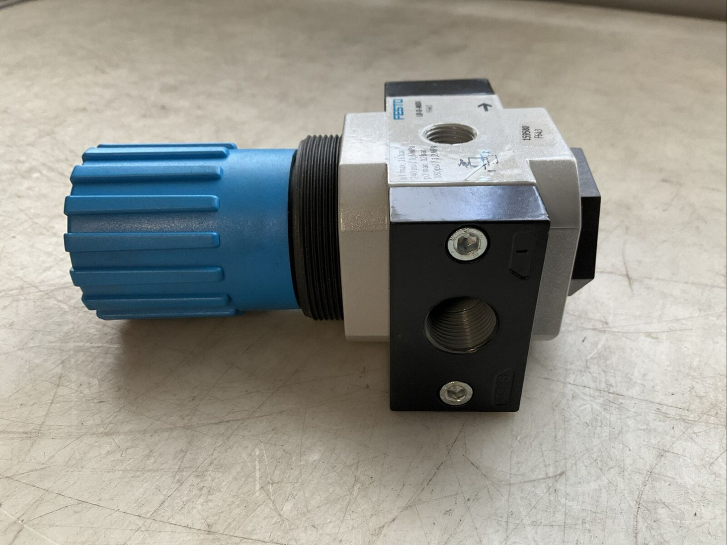 FESTO 159580 LR-3/8-D-MIDI PRESSURE REGULATOR 0-16BAR 240 PSI N3M