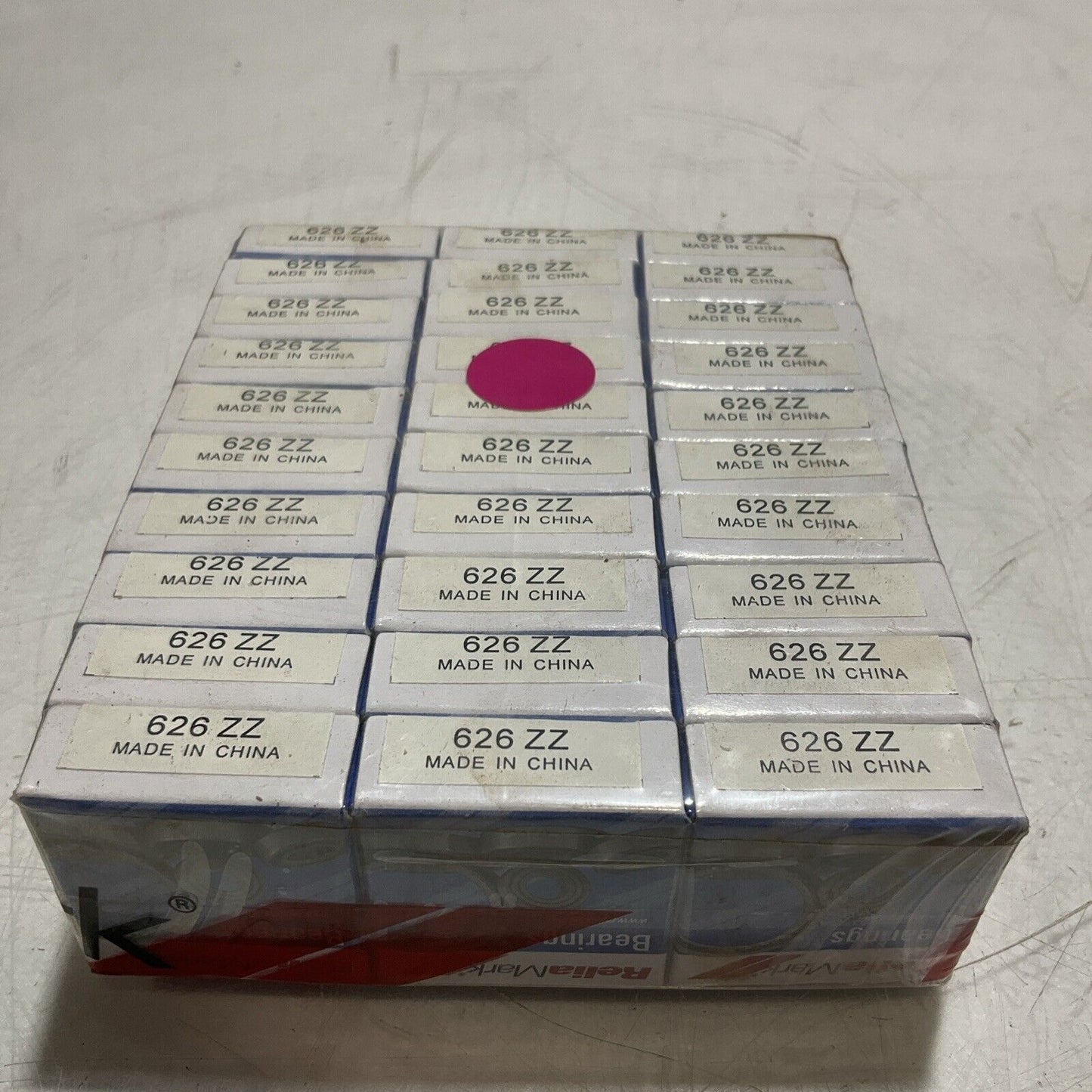 RELIAMARK 626 ZZ DEEP GROVE MINIATURE BEARING 6MMl LOT OF 30 R7T