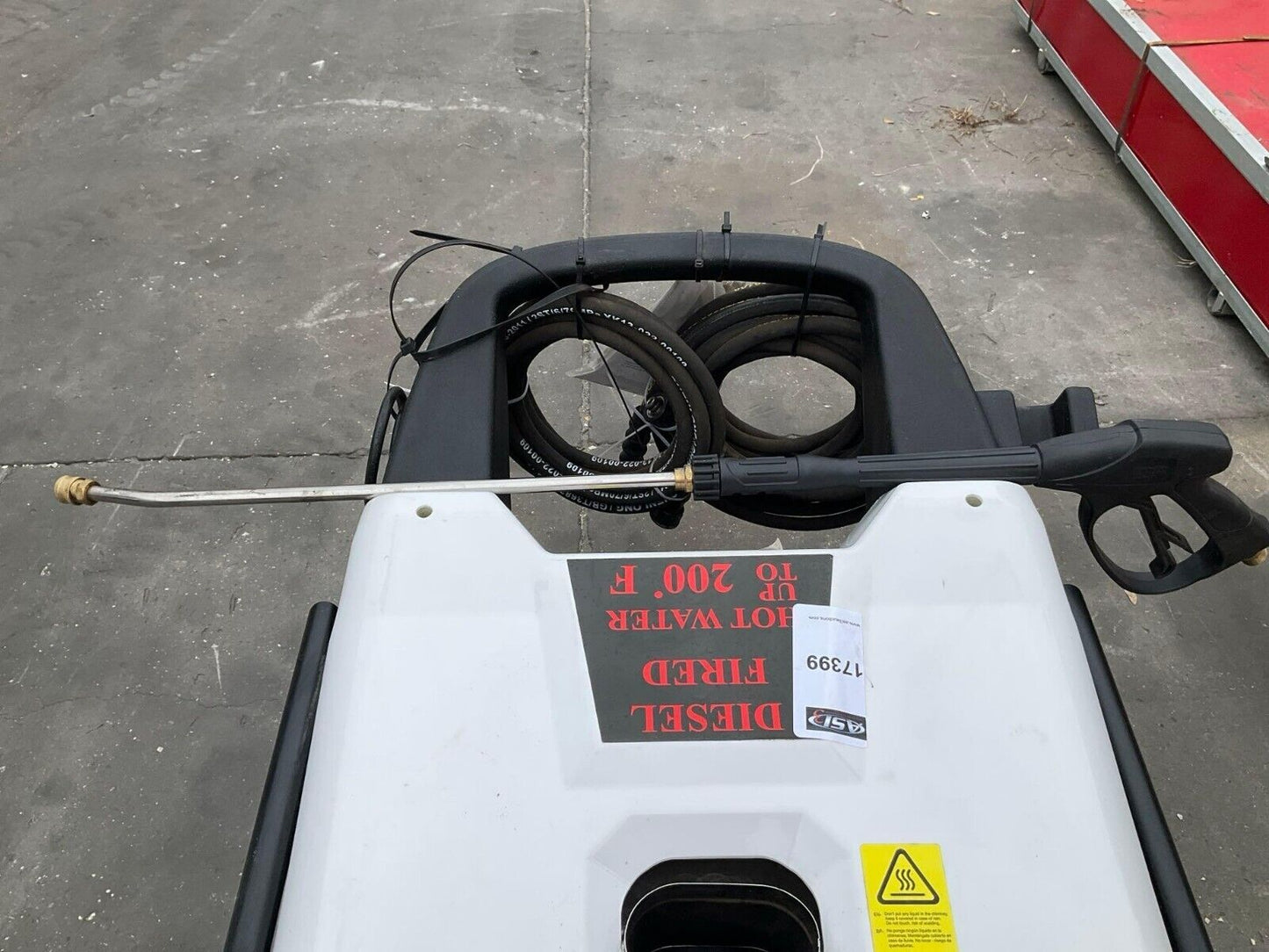 UNUSED POWERTRAIN HOT WATER PRESSURE WASHER PT-2203HW DIESEL 3 GPM