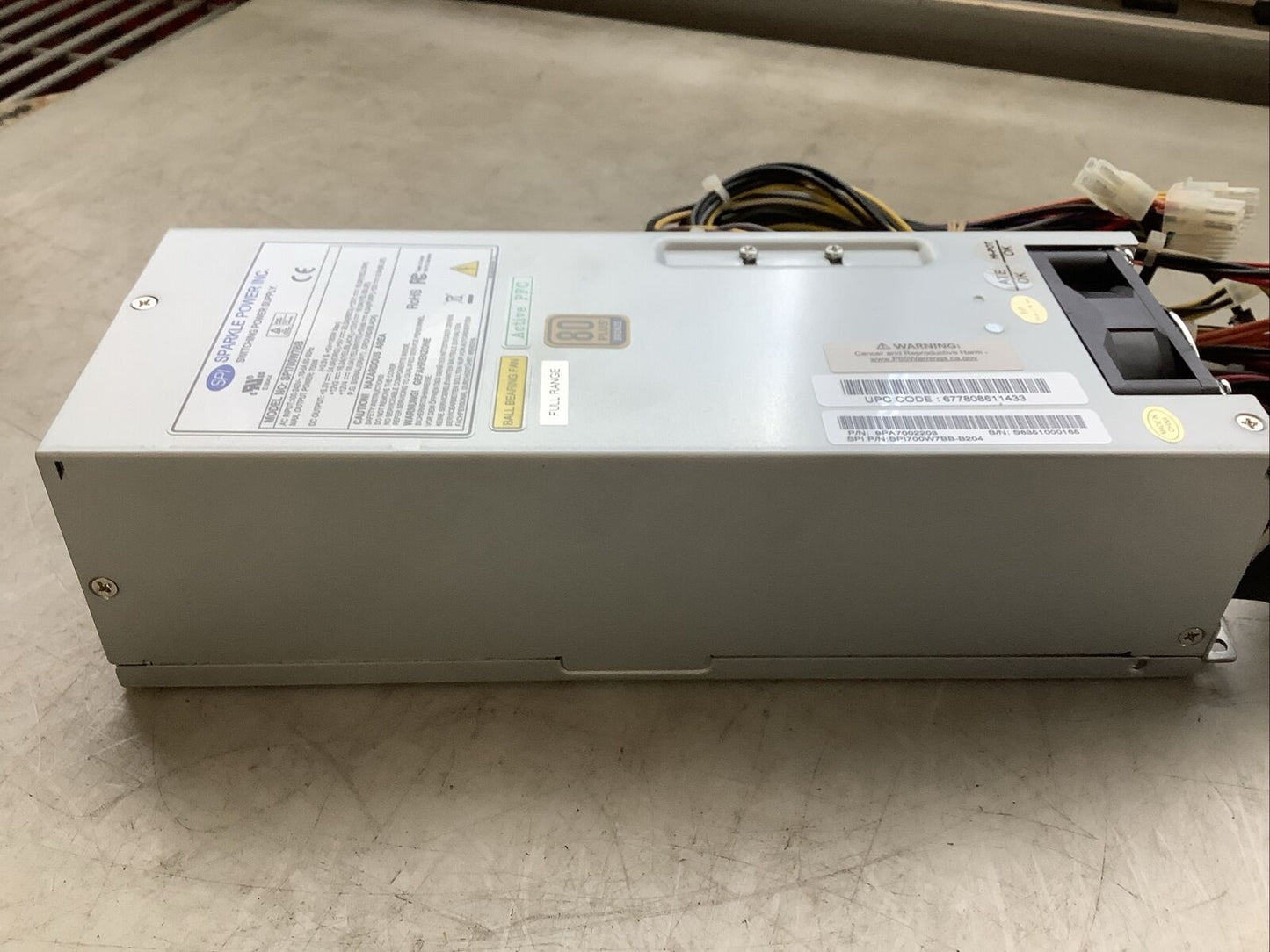 SPI SPI700W7BB SWITCHING POWER SUPPLY 700W U3S