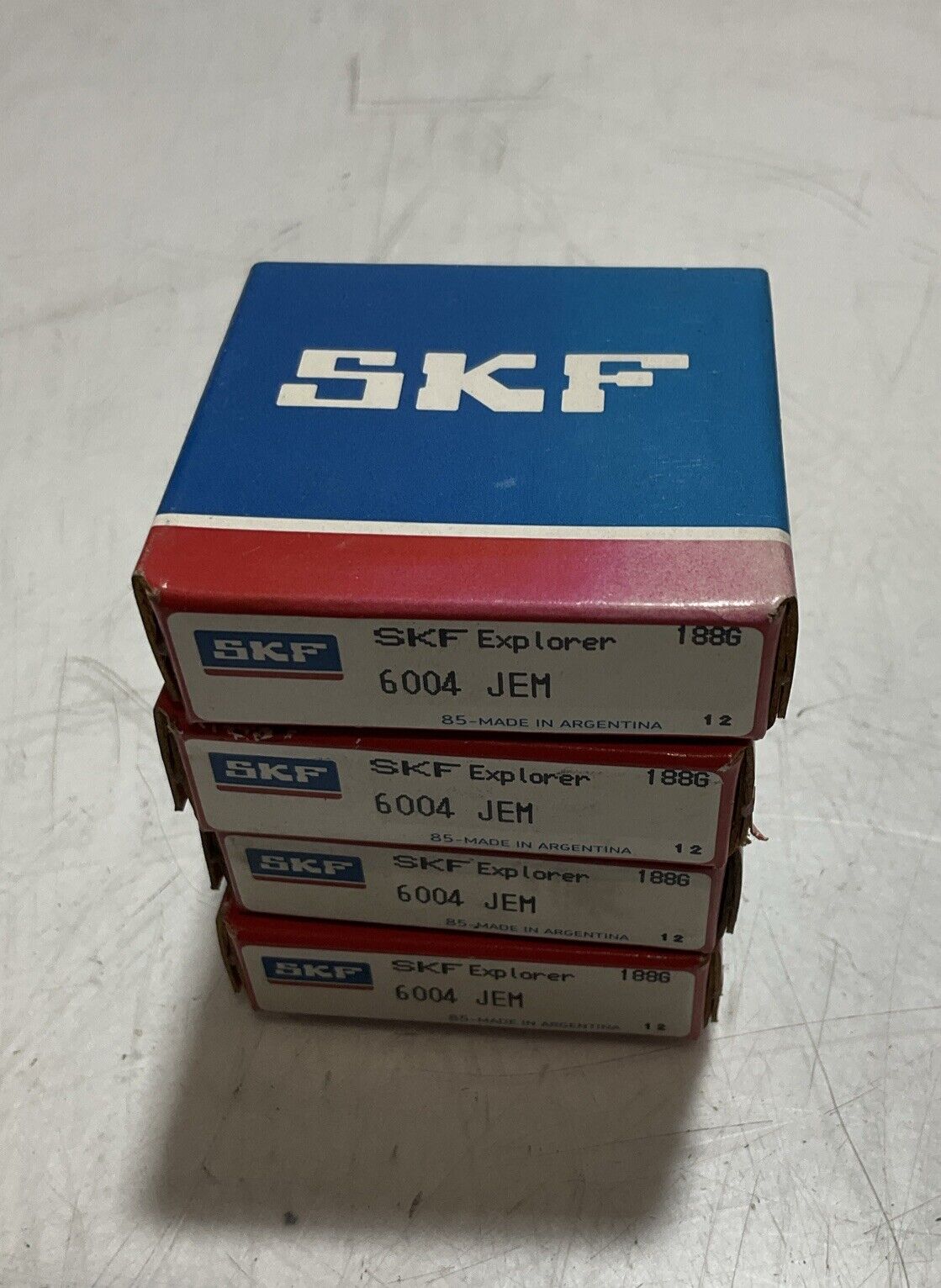 SKF 6004 JEM DEEP GROVE BALL BEARINGS 20 MM X 42MM X 12MM LOT OF 7 N3M
