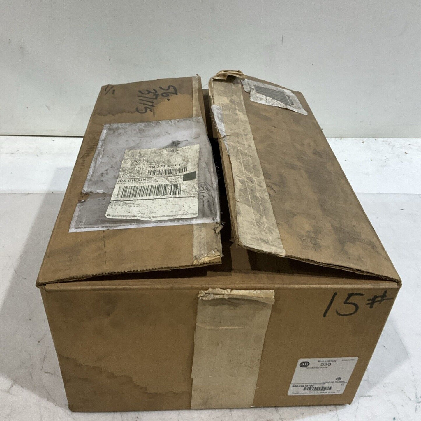 A-B ALLEN-BRADLEY 598-DA15106 STARTER REPLACEMENT ENCLOSURE 15 X 10 X 6 N3M