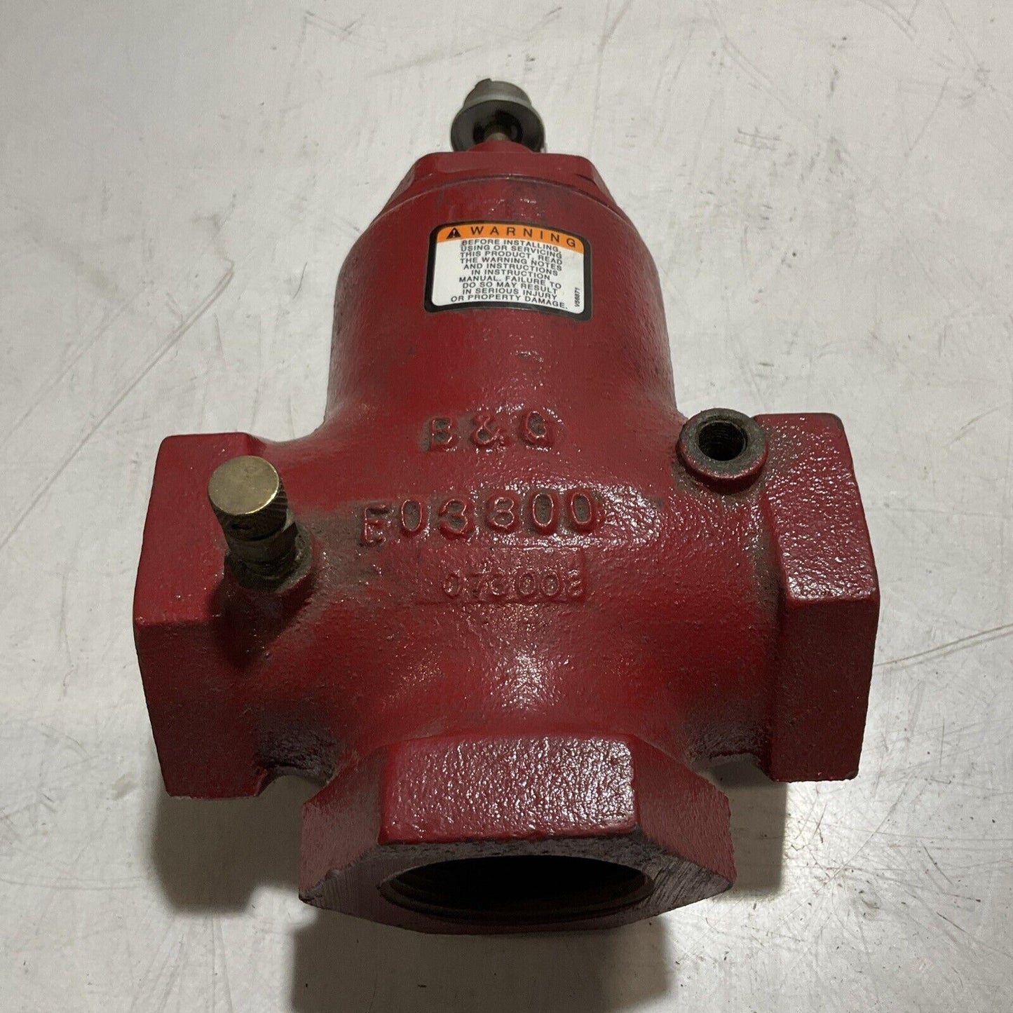 ITT BELL & GOSSETT 1320740 3DX-1 1/2 TRIPLE DUTY VALVE 125 PSI 250 F N3M