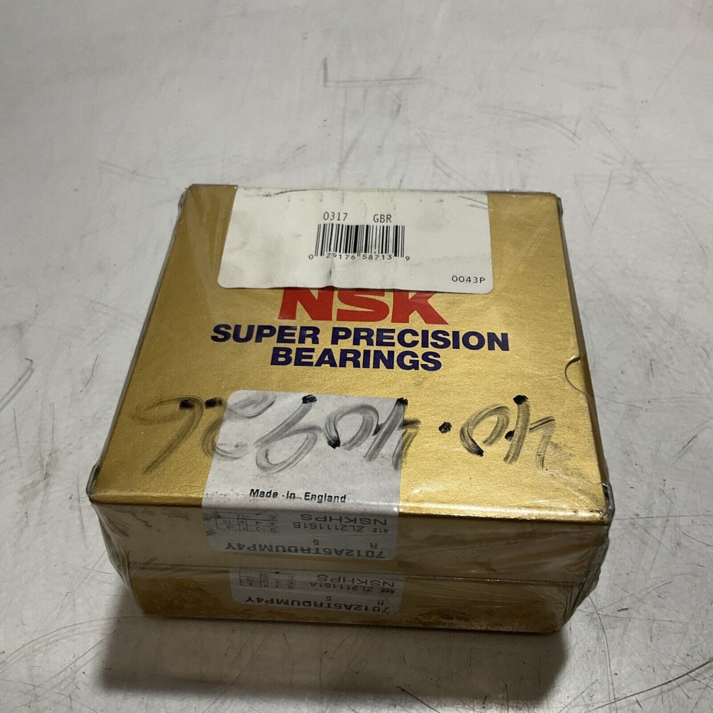 NSK 7012A5TRDUMP4Y SUPER PRECISION BEARINGS PAIR N3M