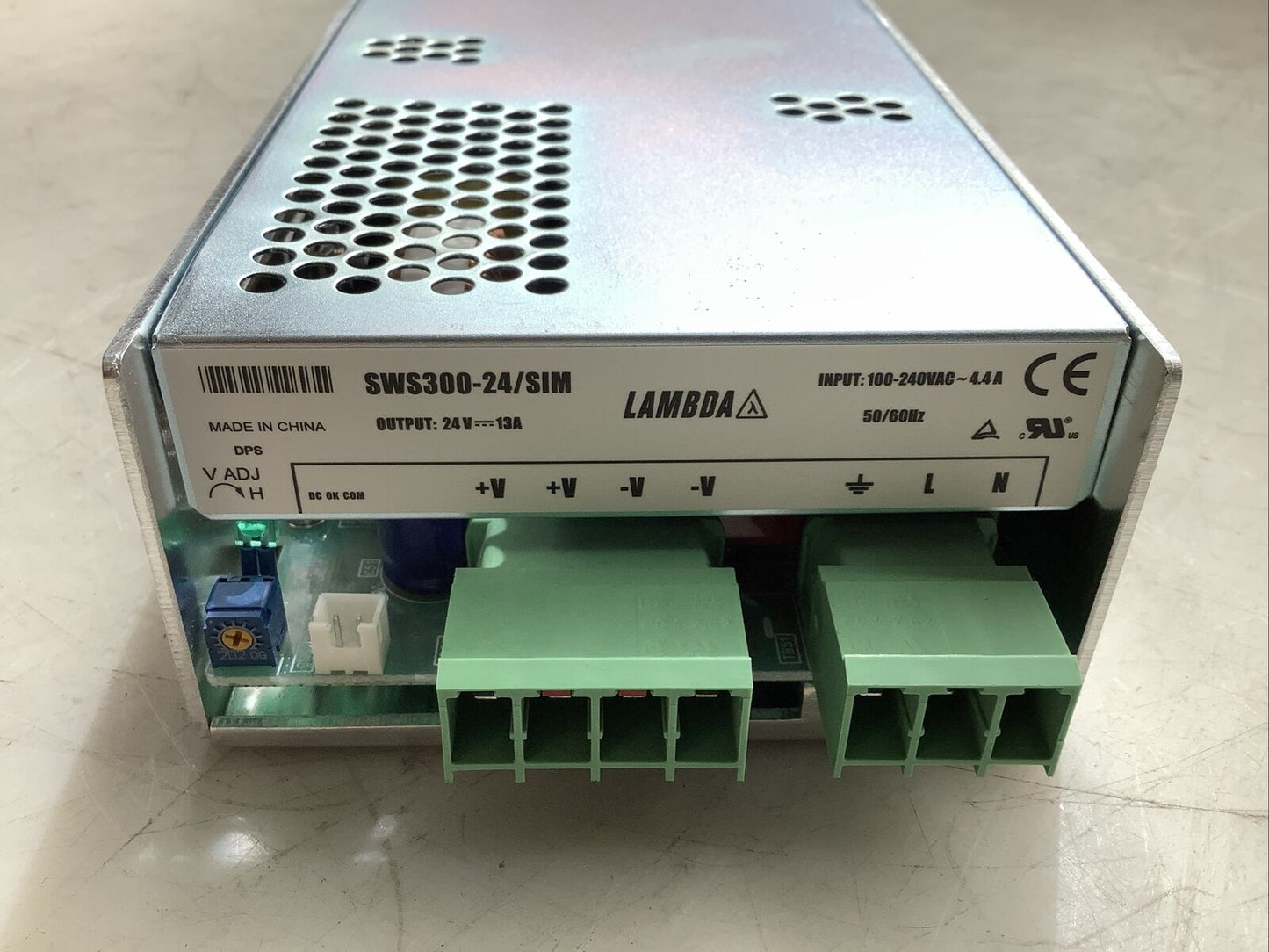 LAMBDA SWS300-24/SIM POWER SUPPLY 24V 13A 100-240VAC U3S